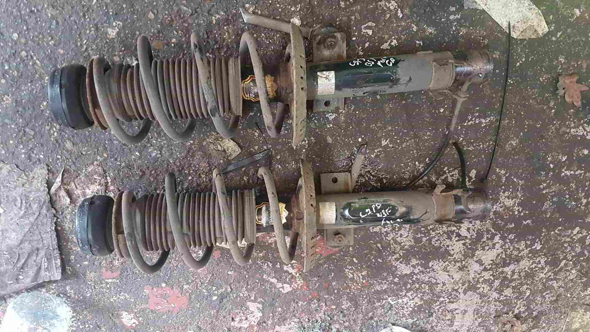 Volkswagen Polo 6C 2014-2017 1.2 12V Nsf OSF Front Spring Shock Legs Pair