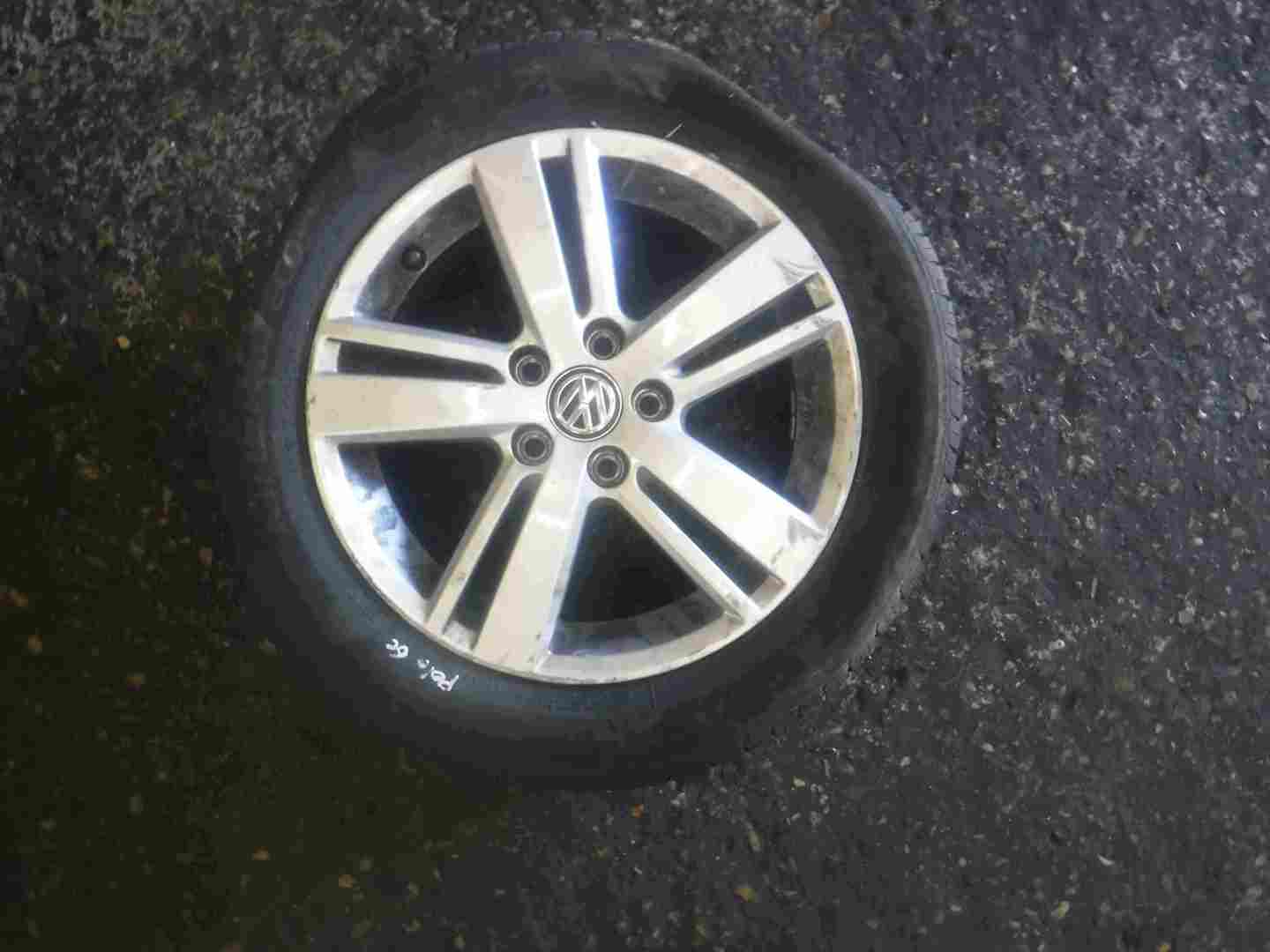 Volkswagen Polo 6C 2014-2017 Borbet Alloy Wheel 15inch + Tyre 185 60 15 7mm