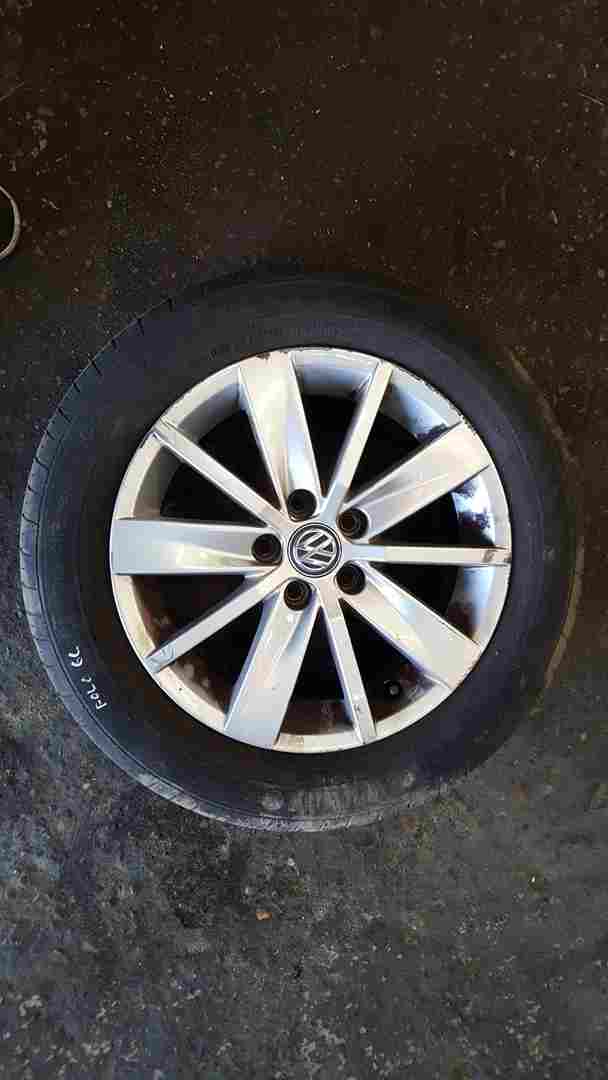 Volkswagen Polo 6C 2014-2017 Borbet Alloy Wheel 16Inch  6C0601025a 3/5