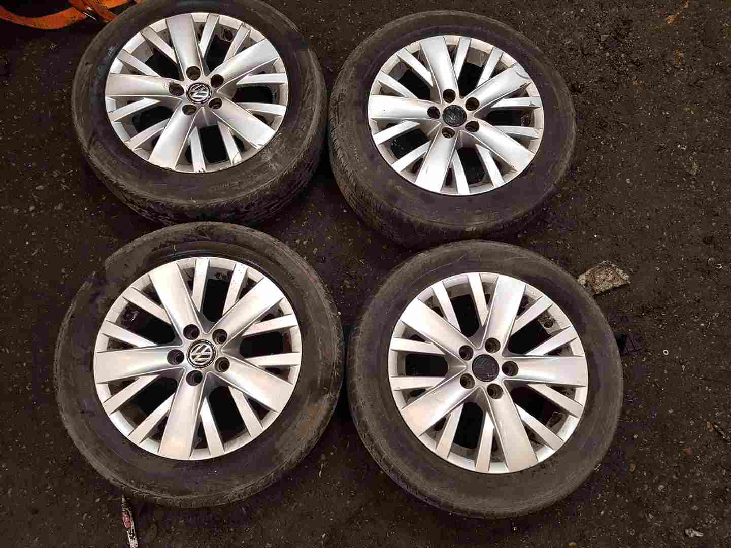 Volkswagen Polo 6C 2014-2017 Borbet Alloy Wheels Set X4 15inch 6C0601025 3/5