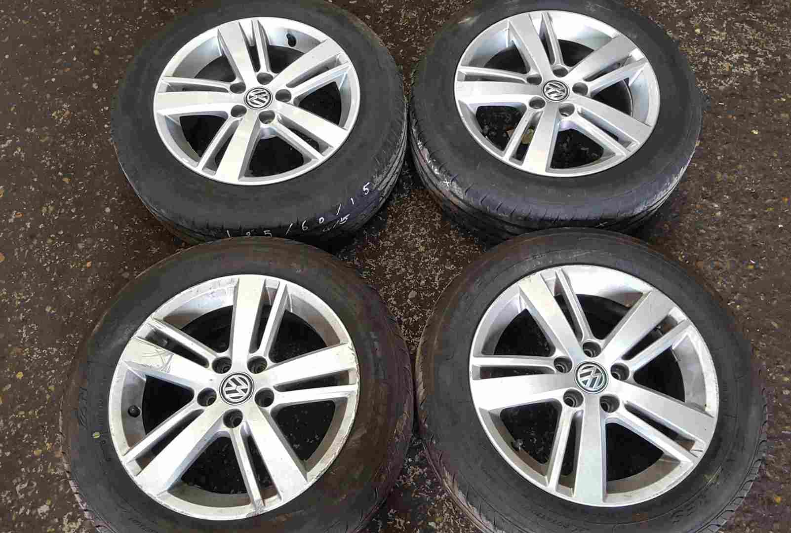 Volkswagen Polo 6C 2014-2017 Borbet Alloy Wheels Set X4 15inch 6QS601025C