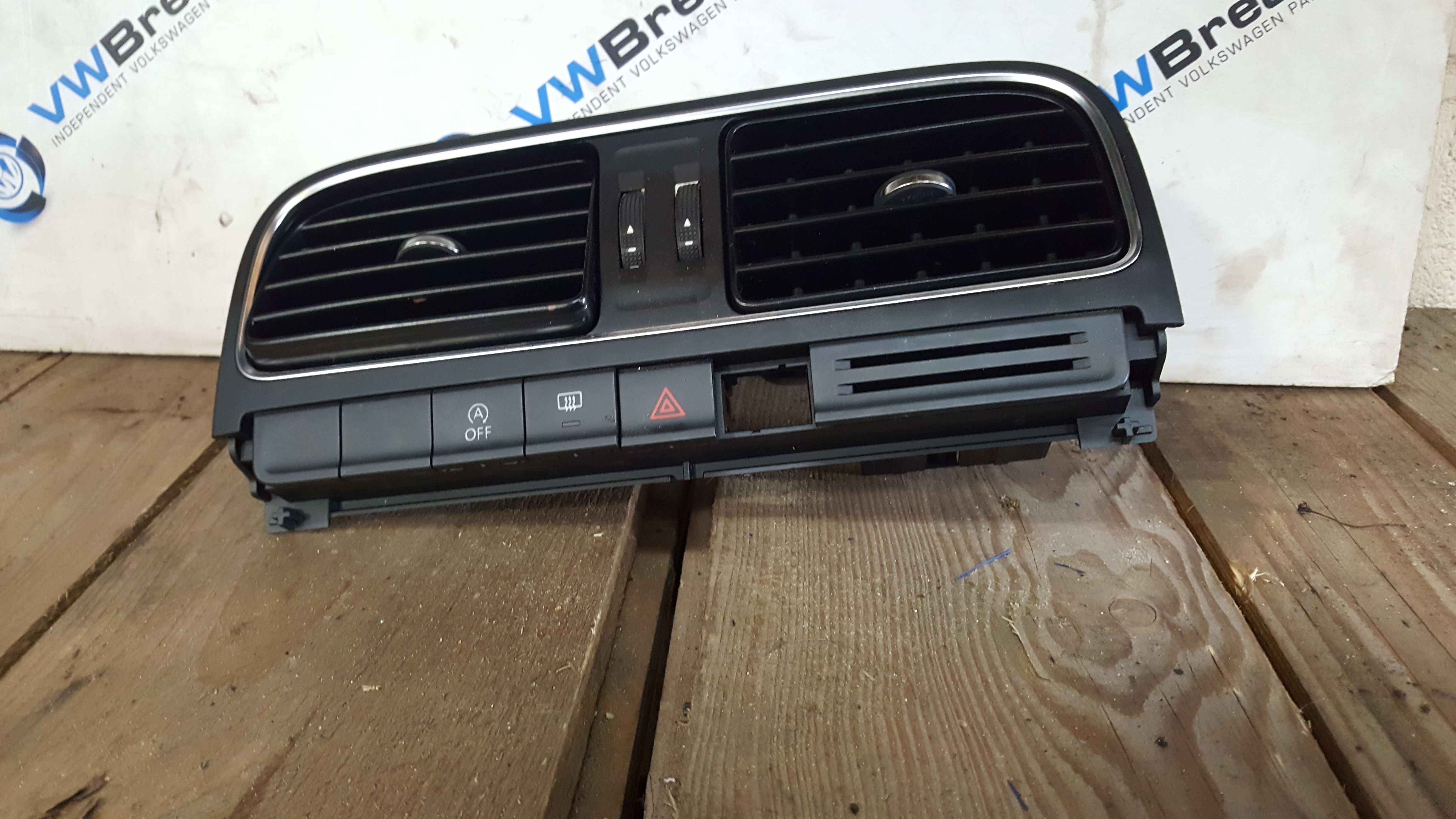 Volkswagen Polo 6C 2014-2017 Centre Heater Vent Black 6C0819728