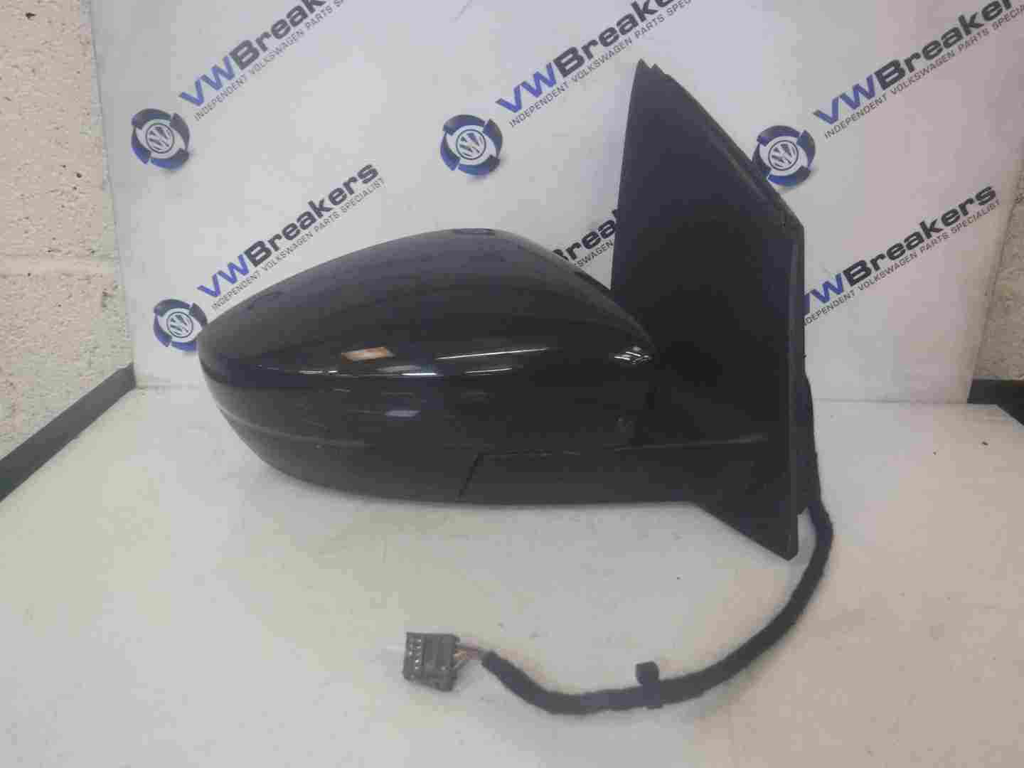 Volkswagen Polo 6C 2014-2017 Drivers OS Wing Mirror Grey LI7FL
