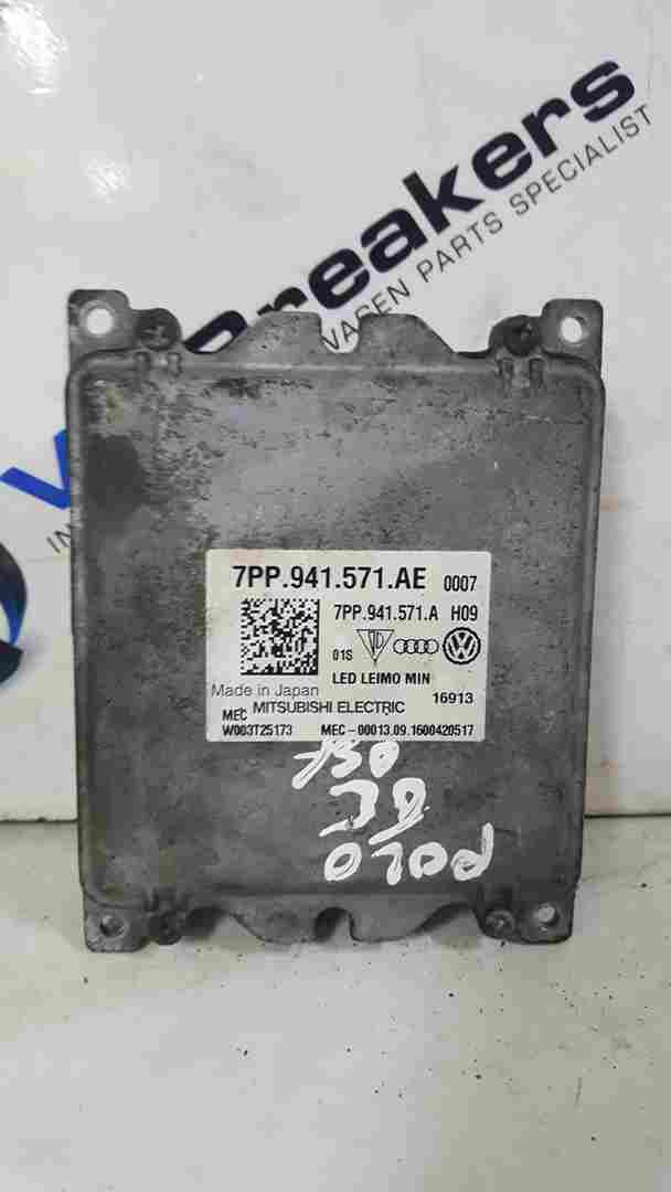 Volkswagen Polo 6C 2014-2017 LED Headlight Control Module 7Pp941571ae