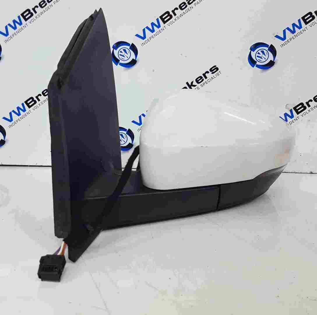 Volkswagen Polo 6C 2014-2017 Passenger NS Wing Mirror White LC9A