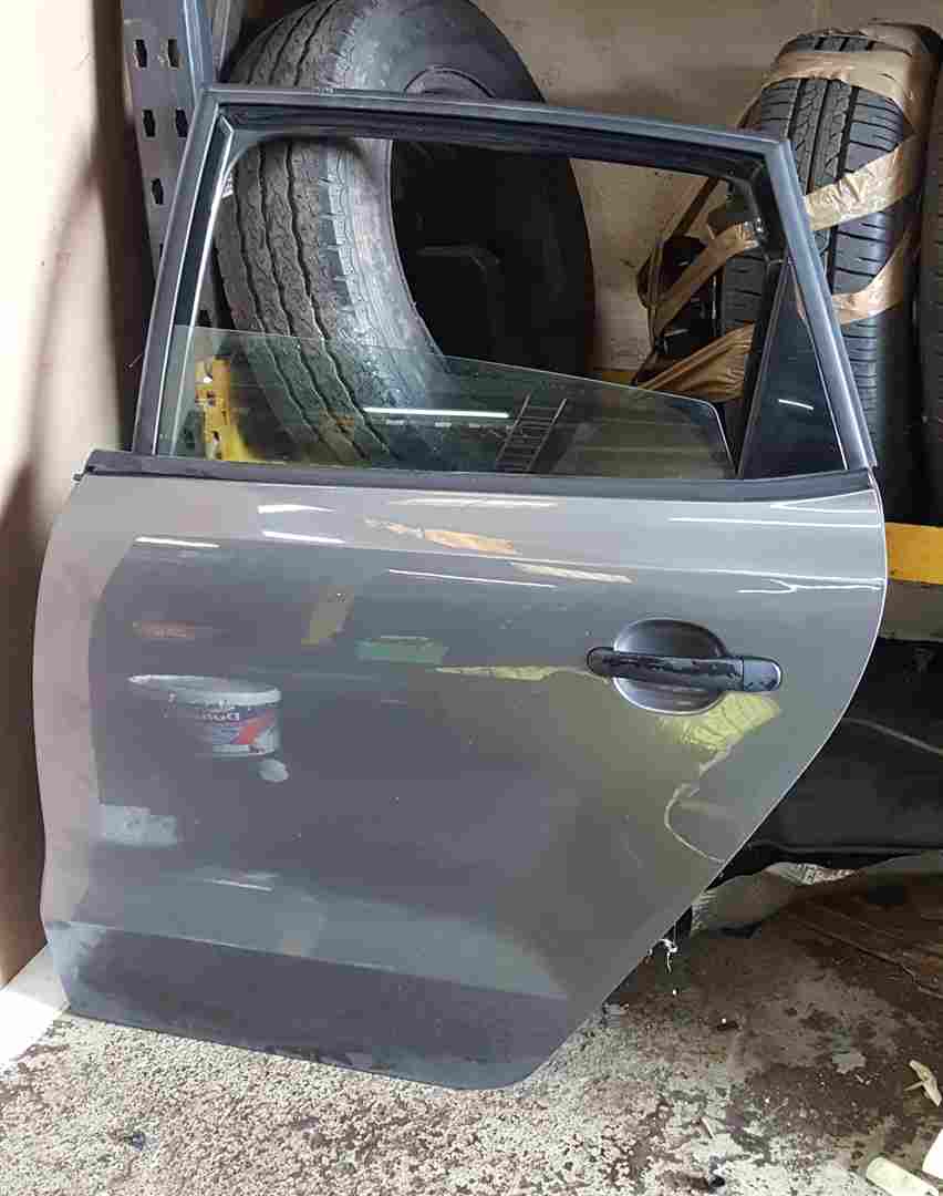 Volkswagen Polo 6C 2014-2017 Passenger NSR Rear Door Grey LD7R