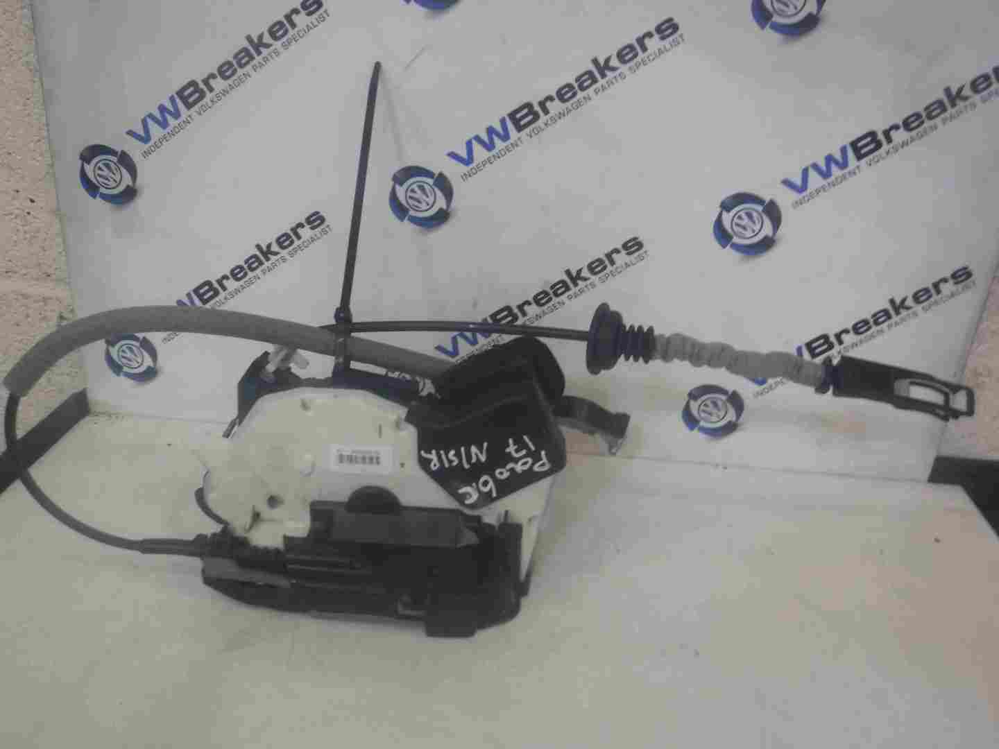 Volkswagen Polo 6C 2014-2017 Passenger NSR Rear Door Lock Mechanism 5door