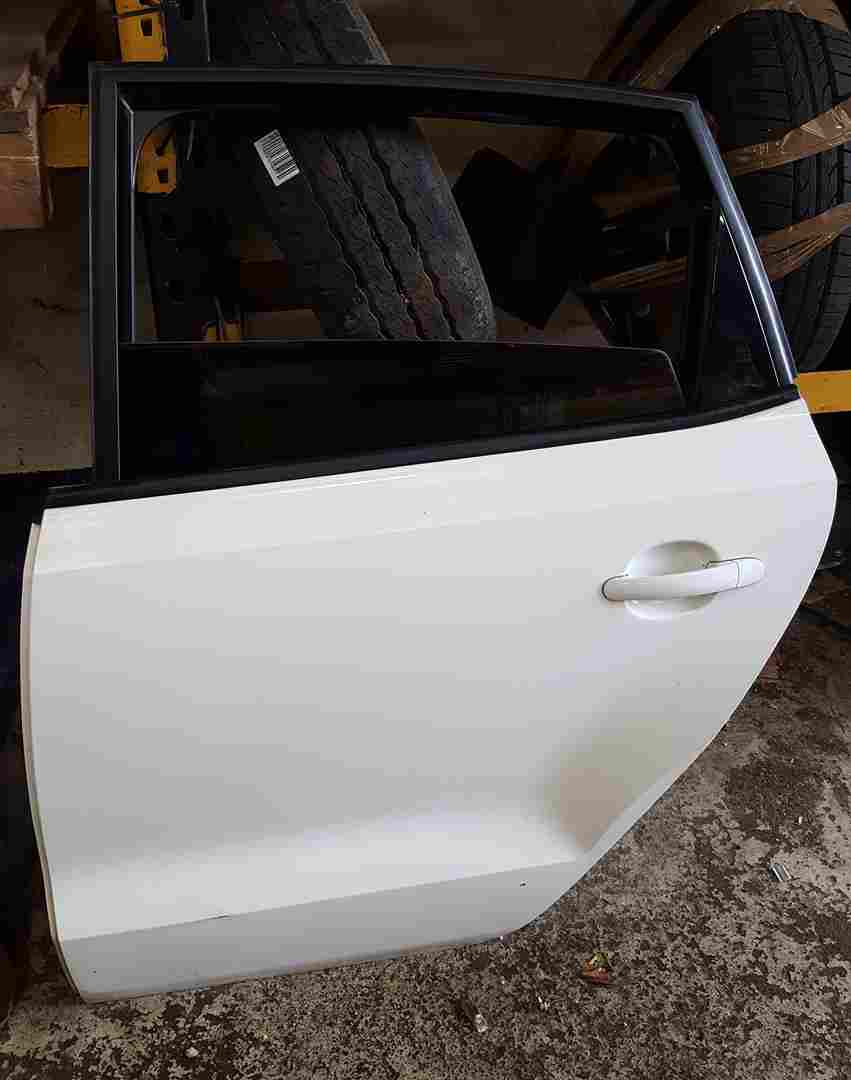 Volkswagen Polo 6C 2014-2017 Passenger NSR Rear Door White Lc9a Chipped