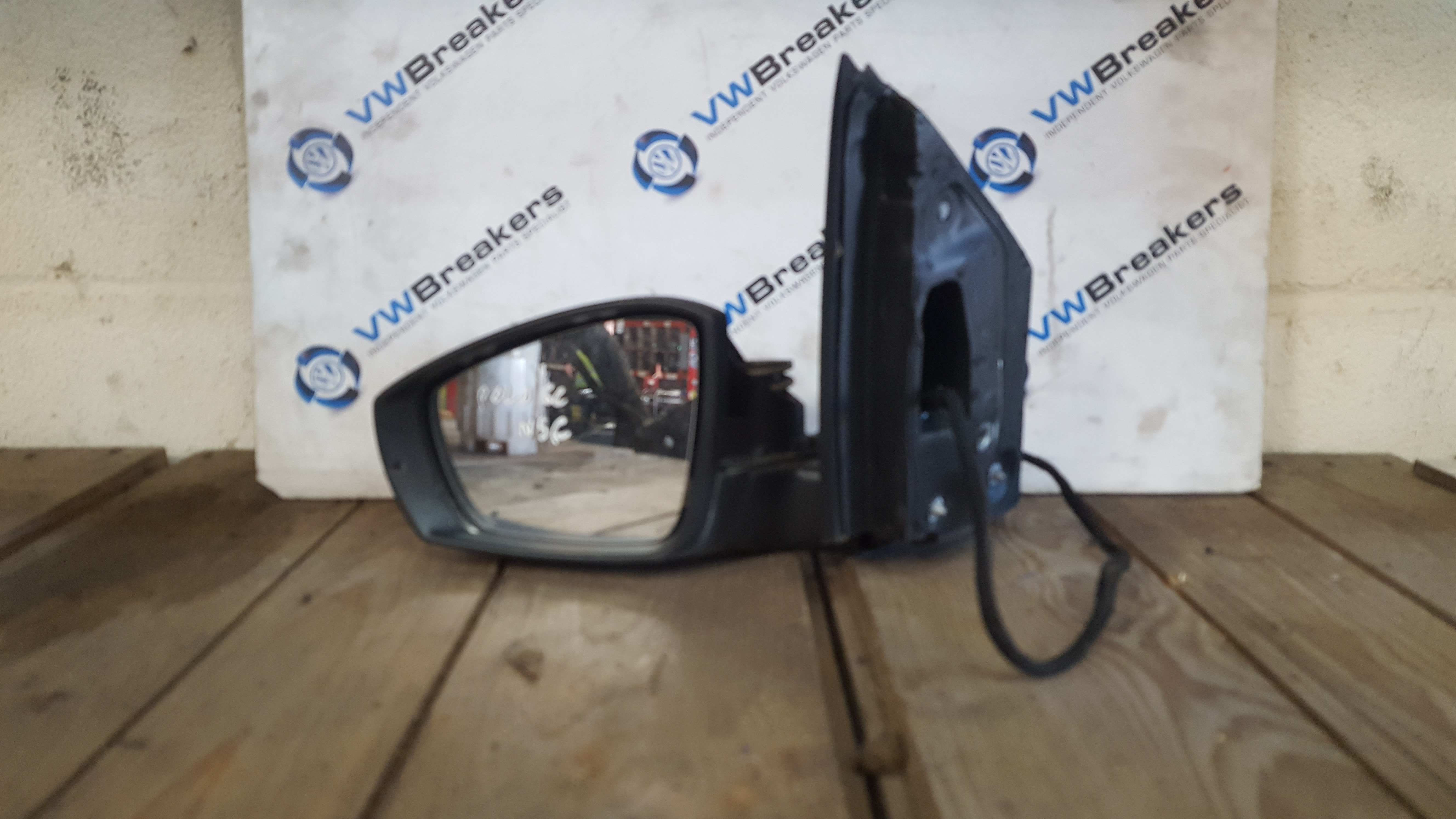 Volkswagen Polo 6C 2014-2017 Passenger Ns Wing Mirror No Backing 