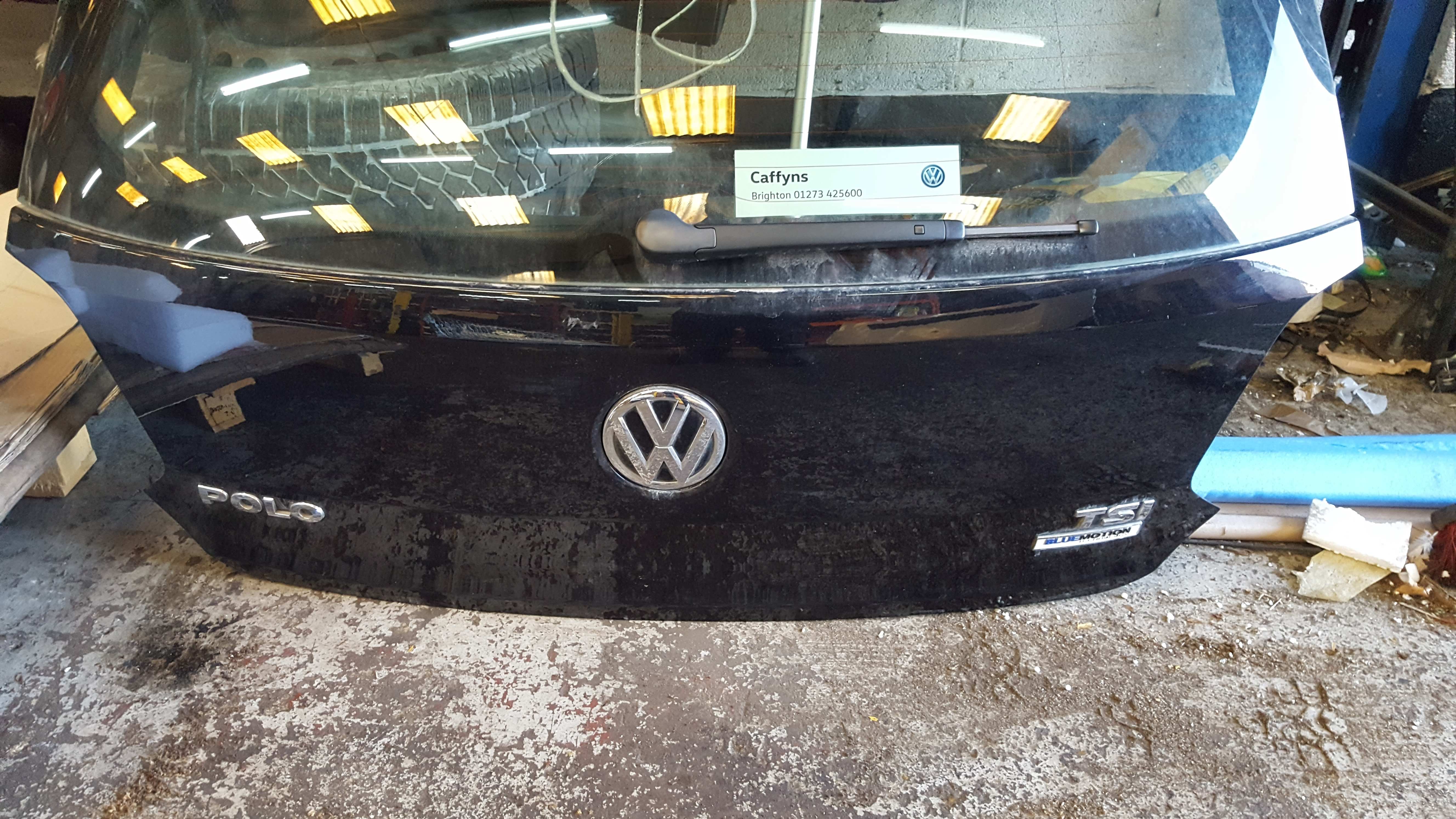 Volkswagen Polo 6C 2014-2017 Rear Tailgate Boot Black Lc9x