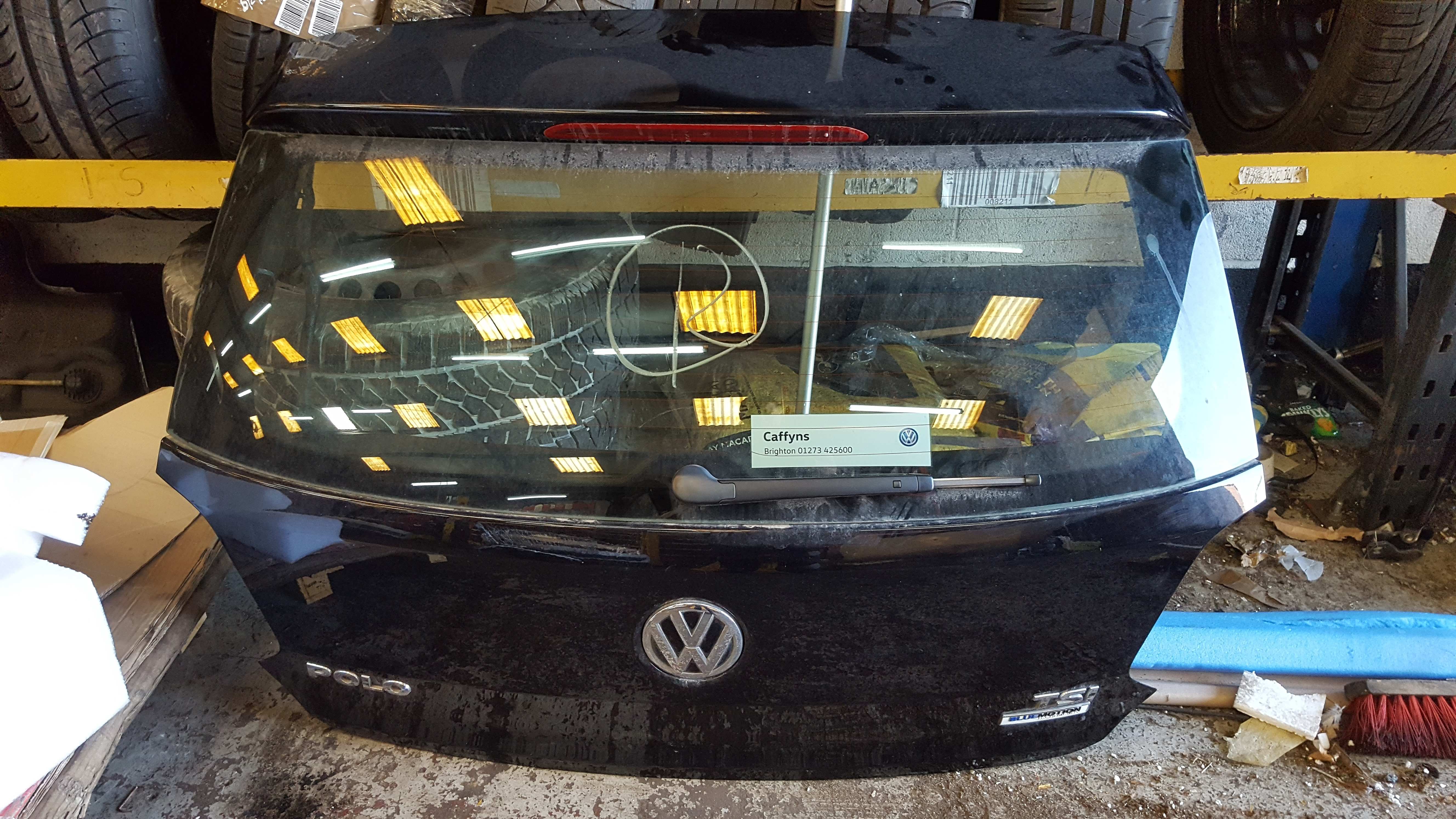Volkswagen Polo 6C 2014-2017 Rear Tailgate Boot Black Lc9x