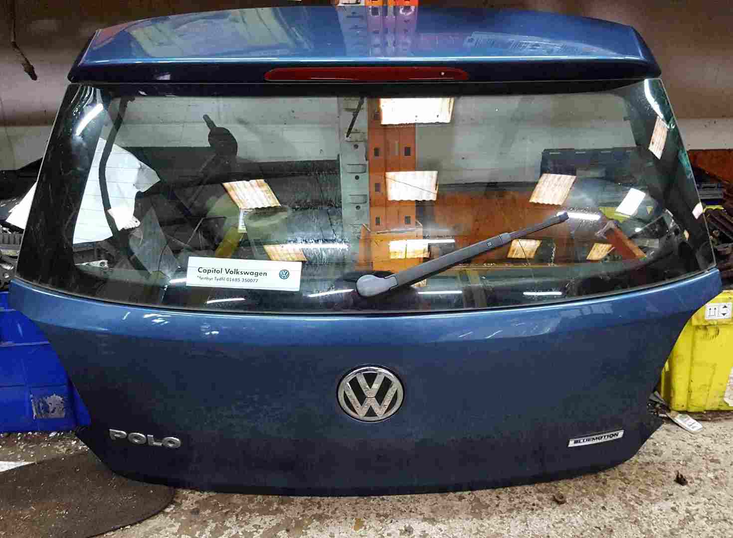 Volkswagen Polo 6C 2014-2017 Rear Tailgate Boot Blue LD5L