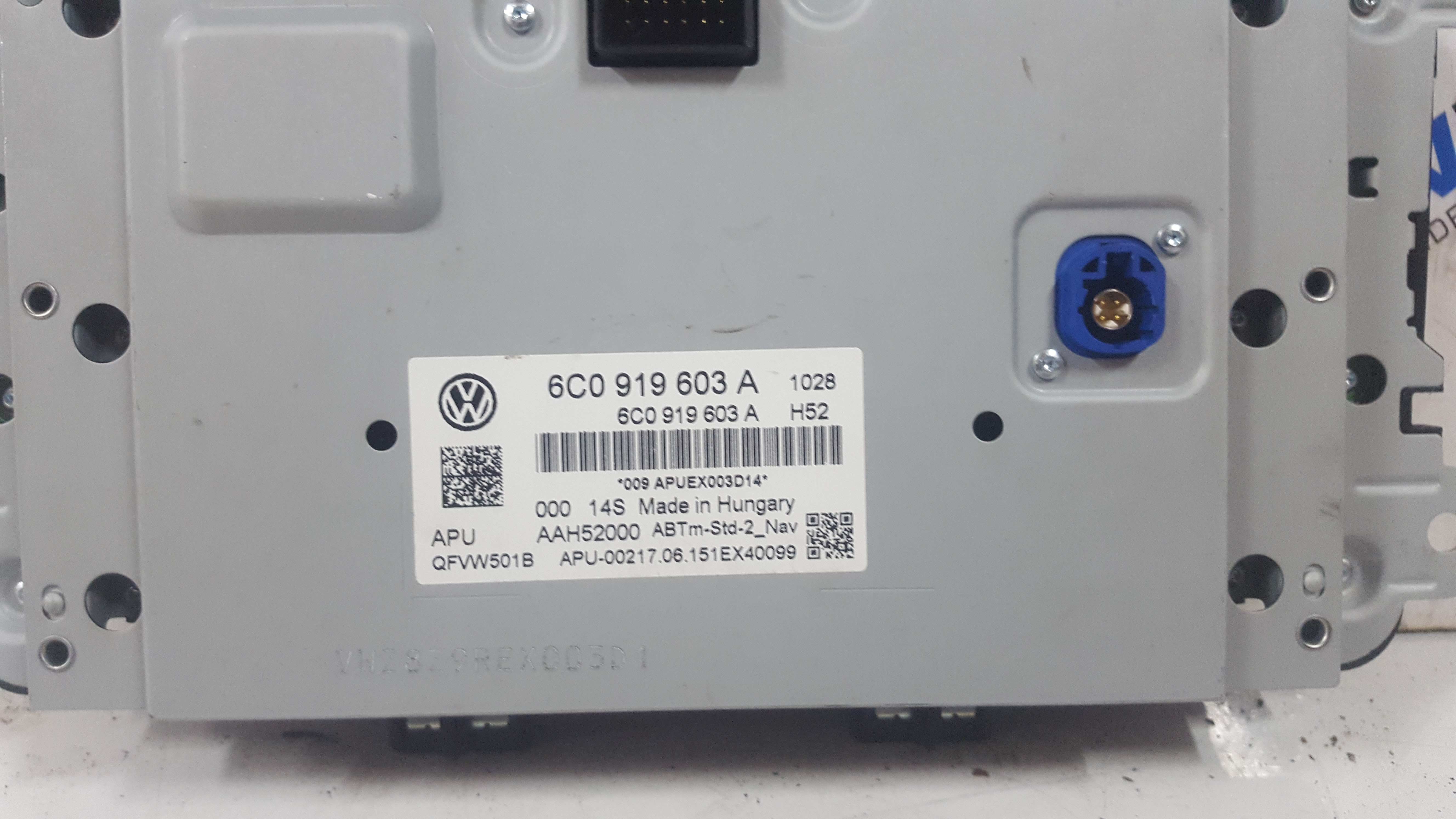 Volkswagen Polo 6C 2014-2017 SAT Nav Navigation Radio Media Player 6C0919603a