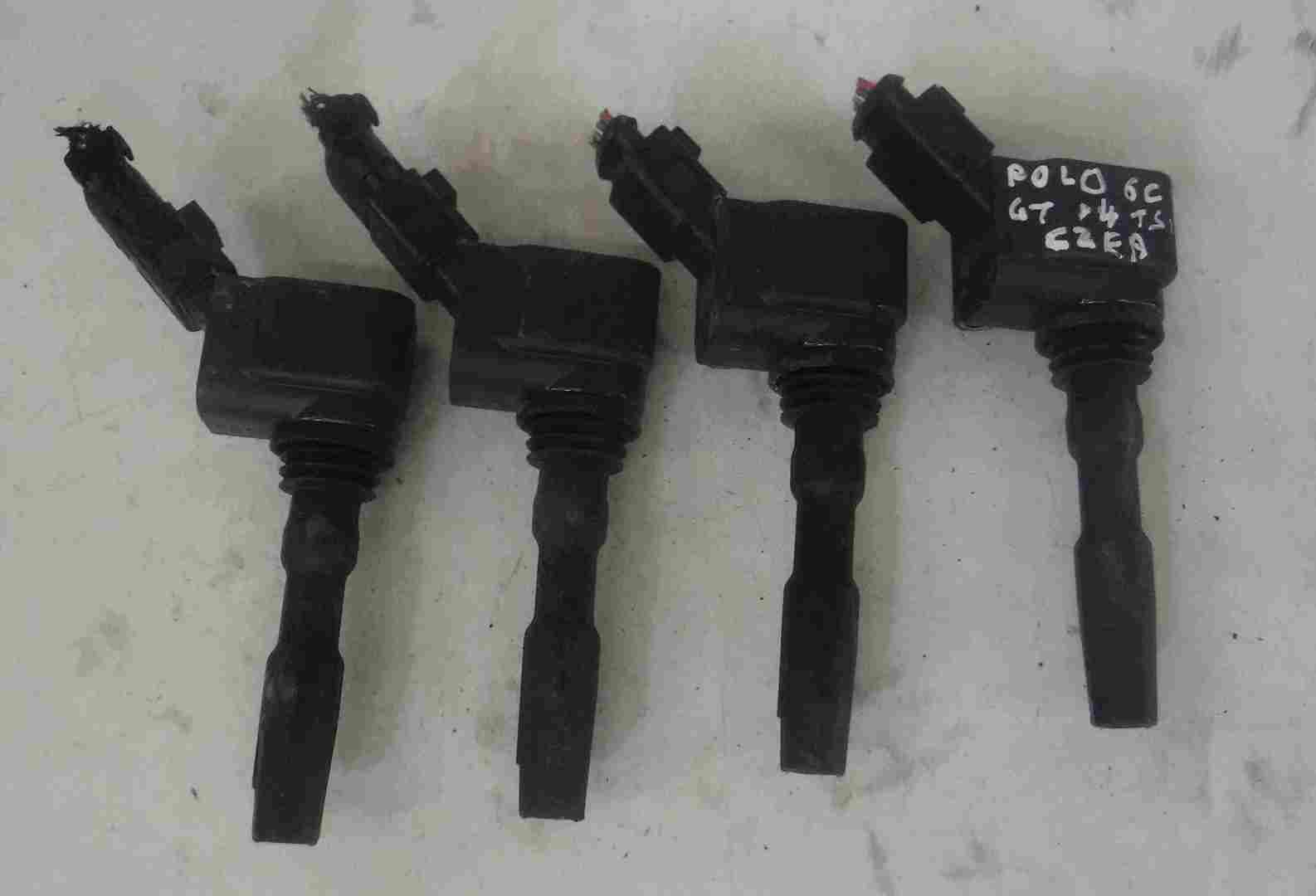 Volkswagen Polo 6C GT 2014-2017 1.4 TSi Ignition Coil Pack Pencils X4 Set CZEB