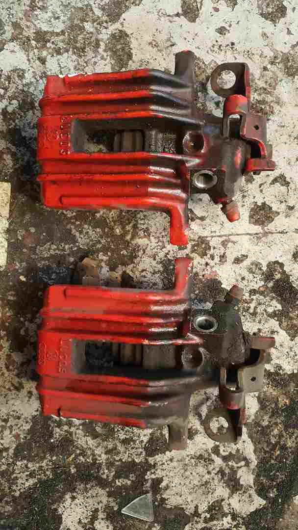 Volkswagen Polo 6C Gt 2014-2017 OSR  NSR Rear Brake Caliper Pair 1.0 TSI 