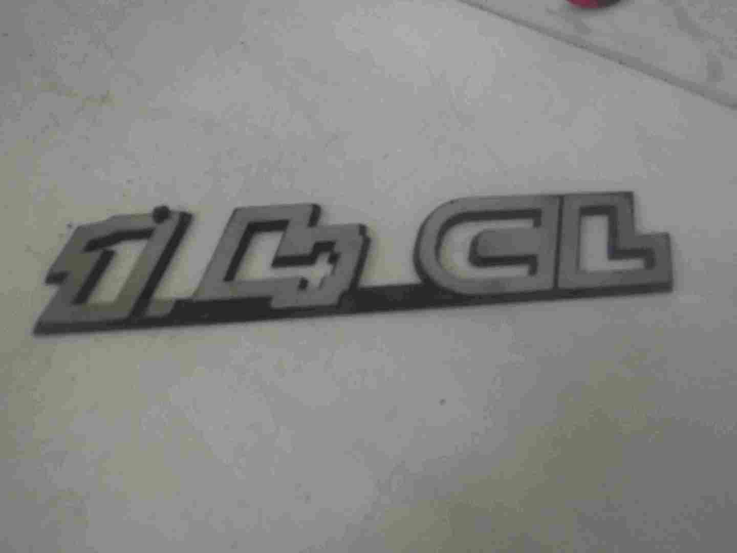Volkswagen Polo 6N 1995-1999 1.4 CL Rear Boot Tailgate Badge Letters