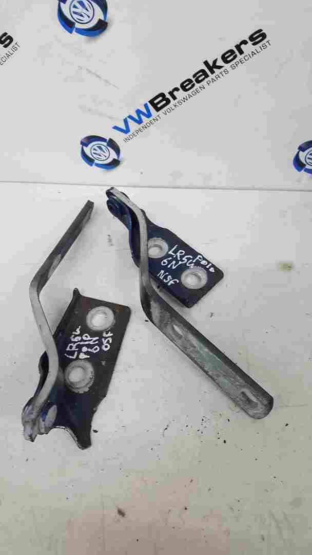 Volkswagen Polo 6N 1995-1999 Front Bonnet Hinges Pair Blue LR5V