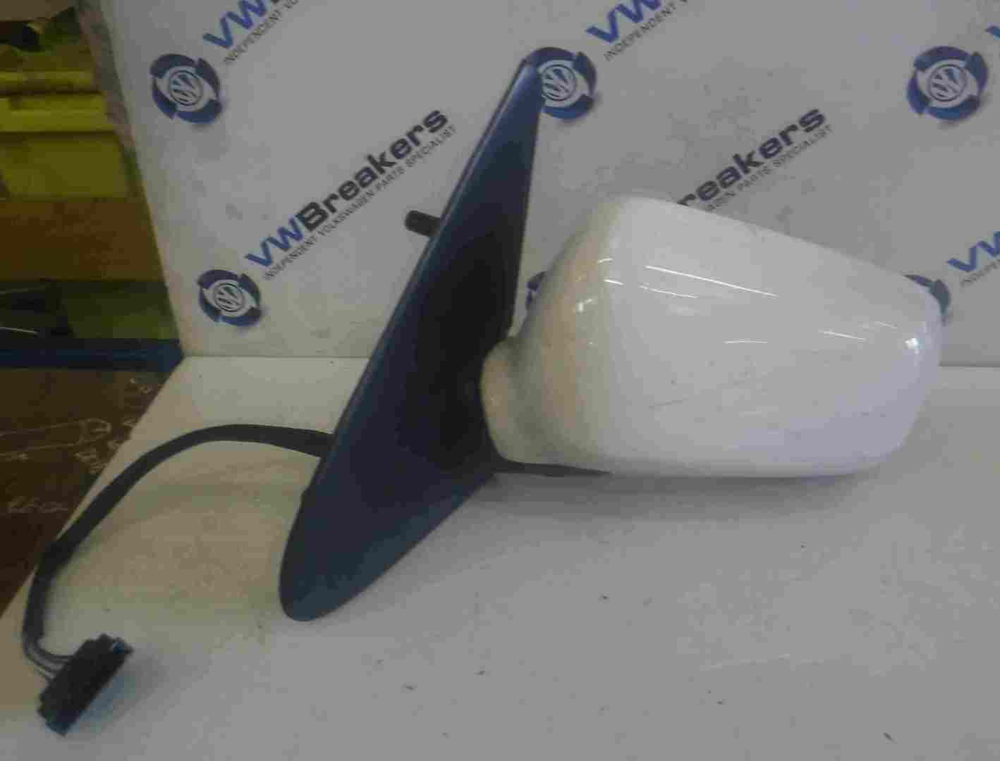 Volkswagen Polo 6N 1995-1999 Passenger NS Wing Mirror White LB9A