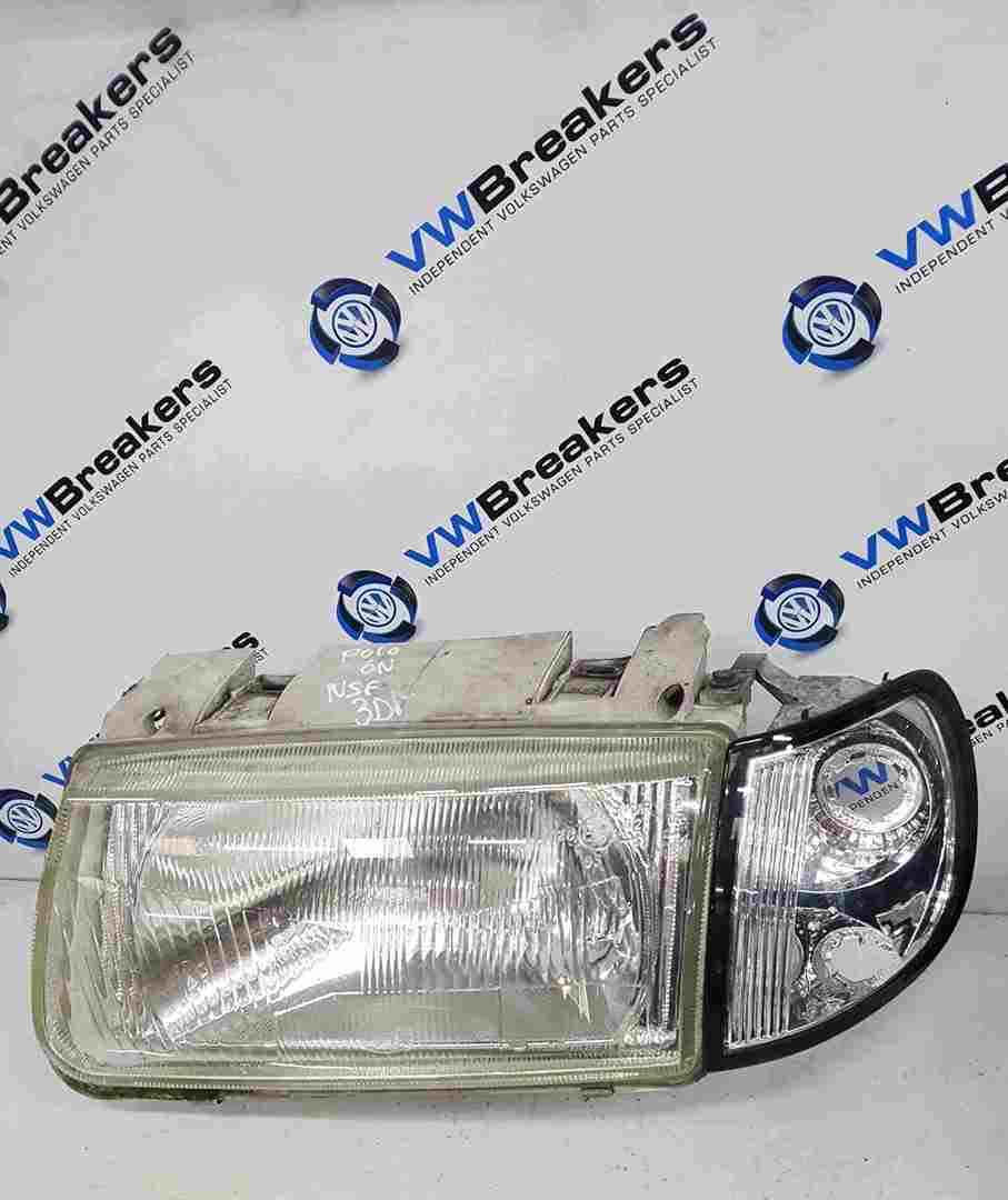 Volkswagen Polo 6N 1995-1999 Passenger NSF Front Headlight Lens