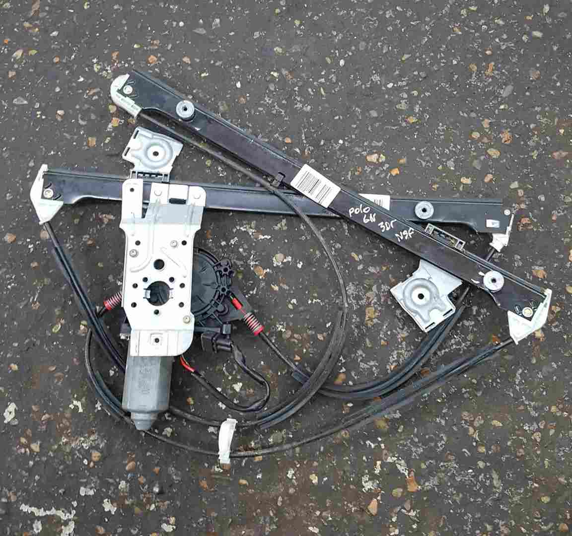 Volkswagen Polo 6N 1995-1999 Passenger NSF Front Window Motor + Regulator 3dr