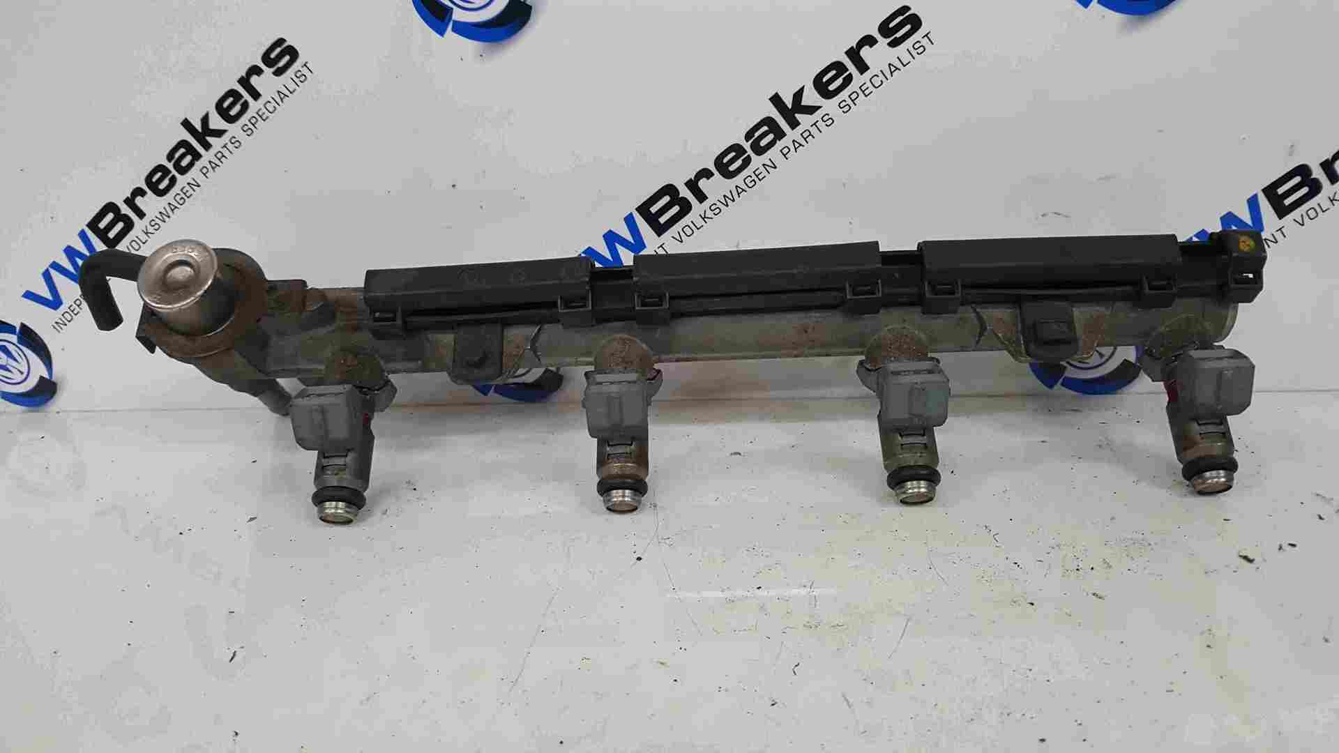 Volkswagen Polo 6N2 1999-2003 1.4 16v Fuel Rail Injectors X4 AUA 036133319AM
