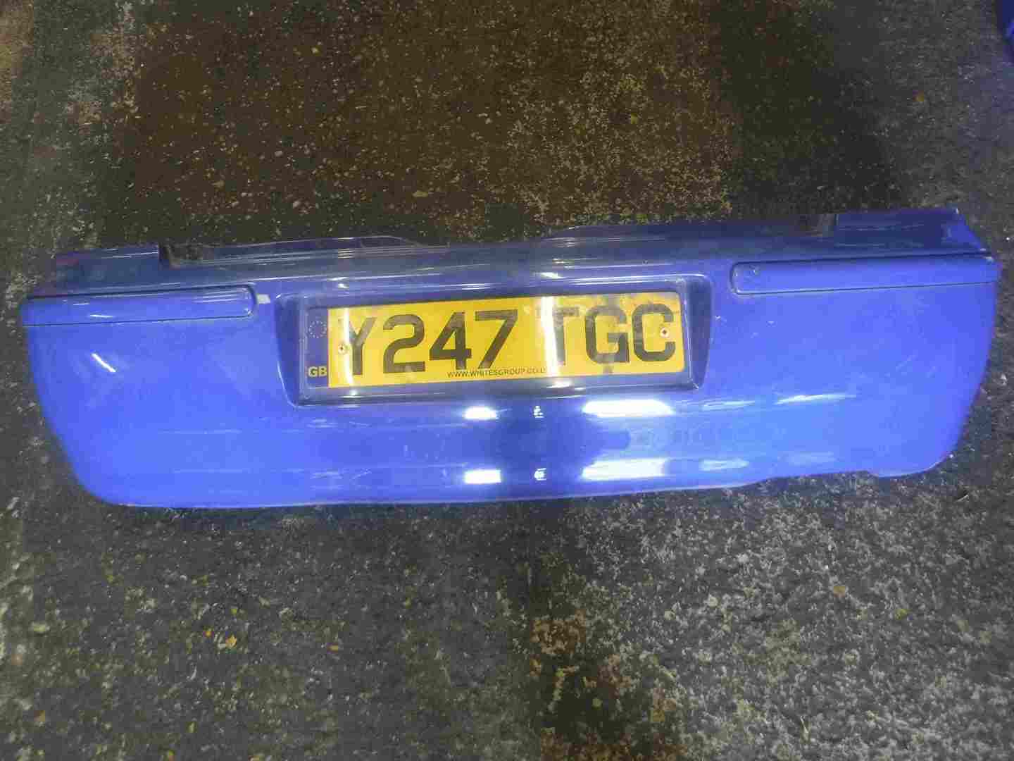 Volkswagen Polo 6N2 1999-2003 Rear Bumper Blue LA5C