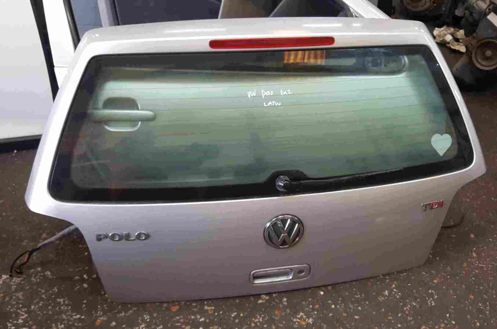 Volkswagen Polo 6N2 1999-2003 Rear Tailgate Boot Silver LA7W