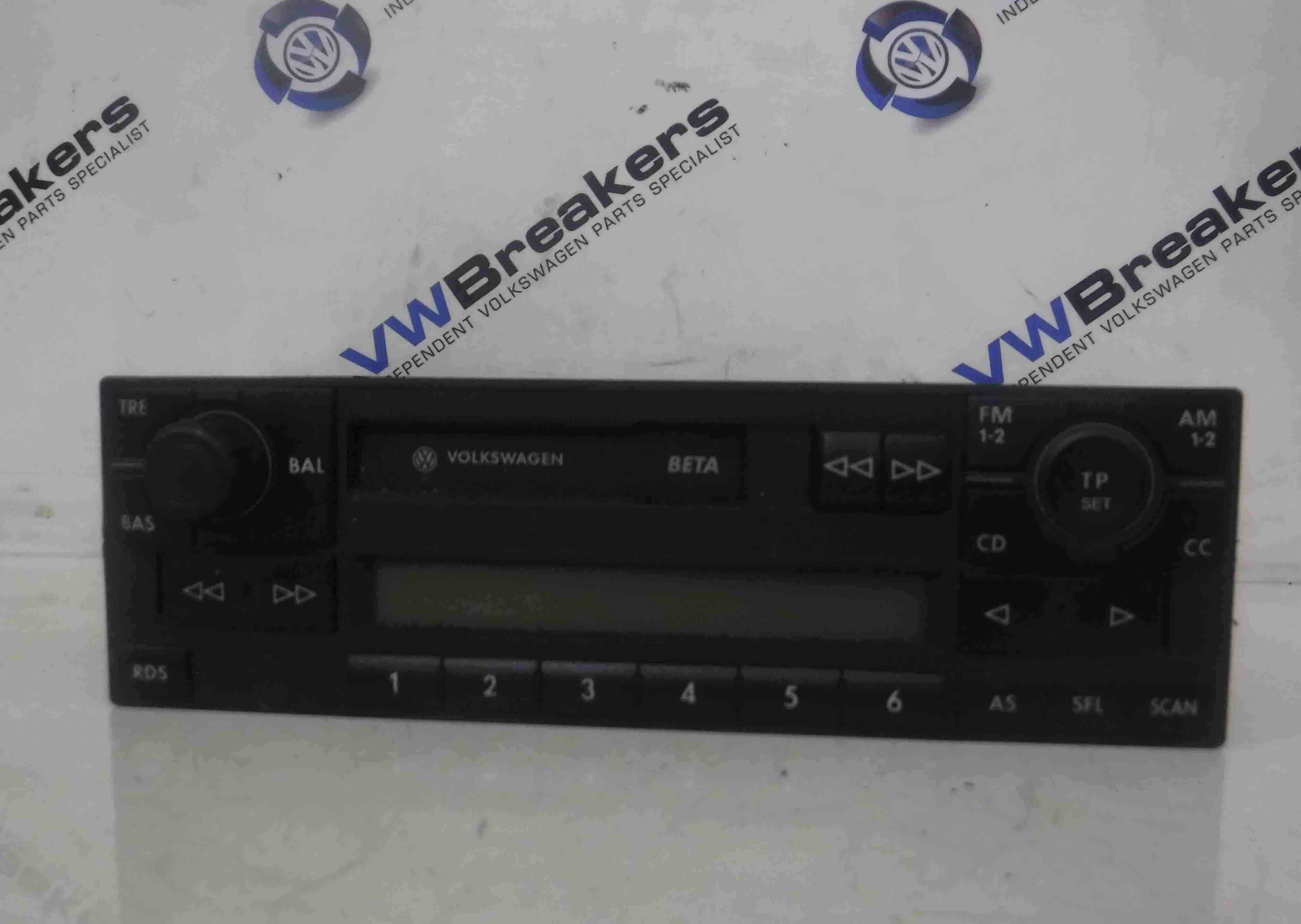 Volkswagen Polo 6N2 19992003 Tape Casette Radio Player