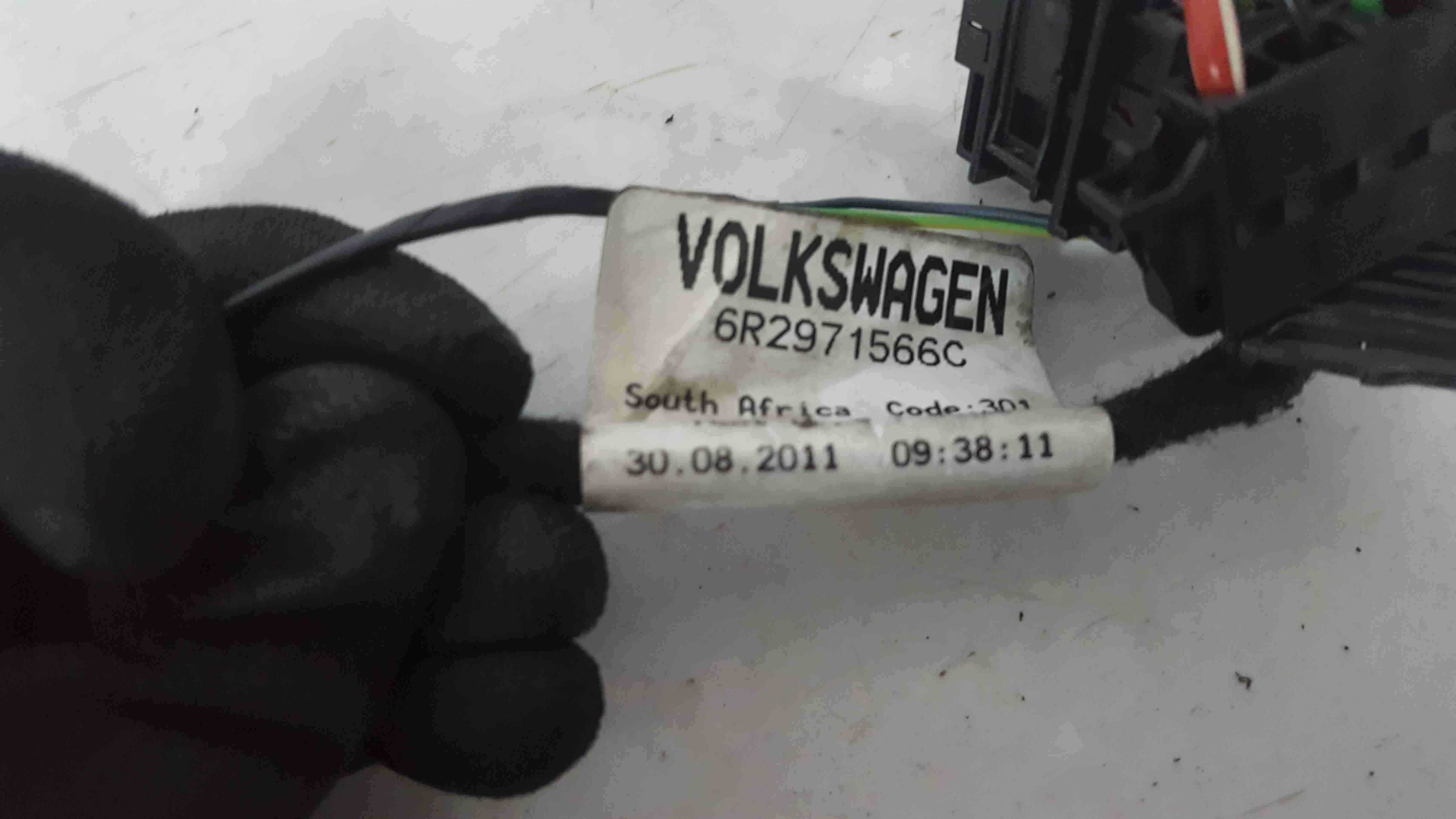 Volkswagen Polo 6R 2009-2012 Heater Resistor Wiring Loom 6R2971566C