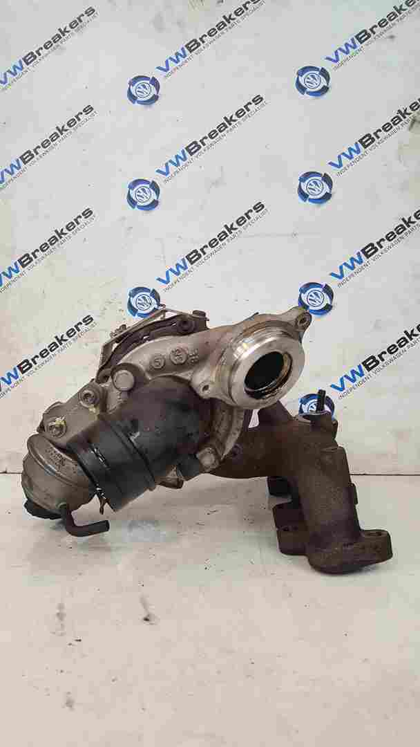 Volkswagen Polo 6R 2009-2014 1.6 TDI Turbo Charger Unit + Manifold 03p253019b