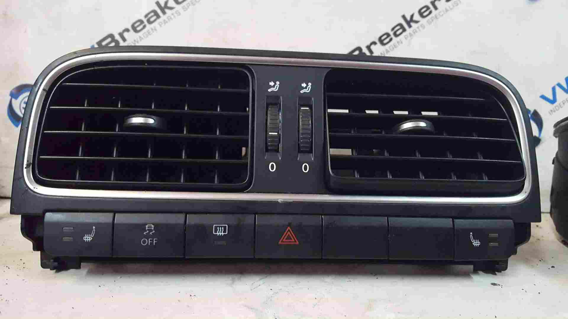 Volkswagen Polo 6R 2009-2014 Centre Heater Vent Heated Seat Switches