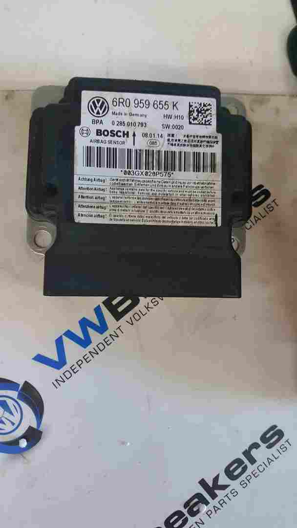 Volkswagen Polo 6R 20092014 Dashboard Airbag KIT Module Seat Belts 5
