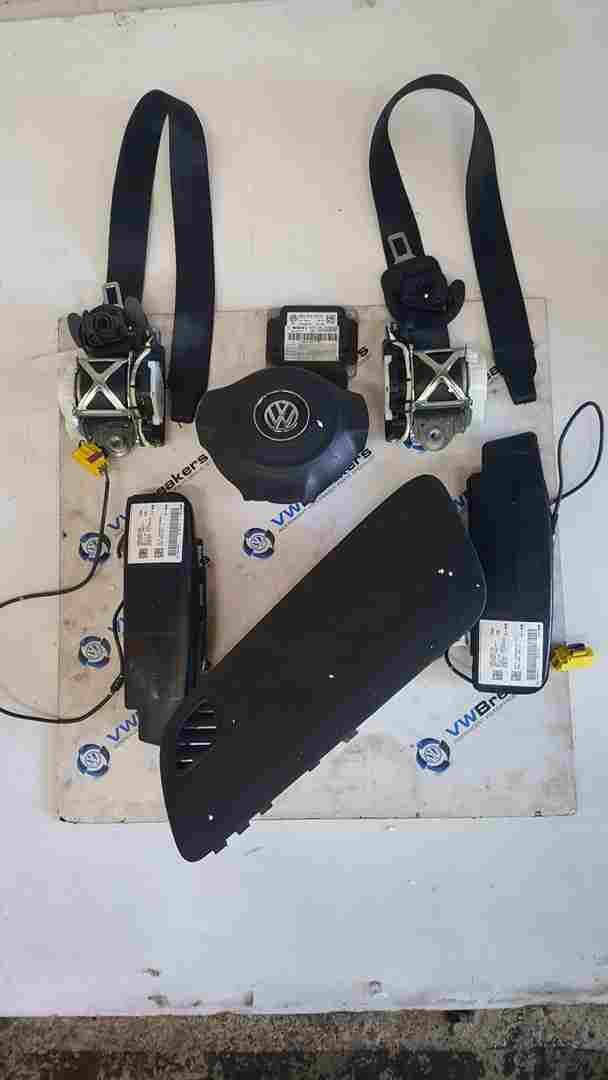Volkswagen Polo 6R 20092014 Dashboard Airbag KIT Module Seat Belts 5