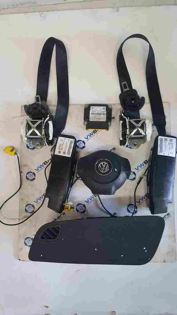 Volkswagen Polo 6R 20092014 Dashboard Airbag KIT Module Seat Belts 5