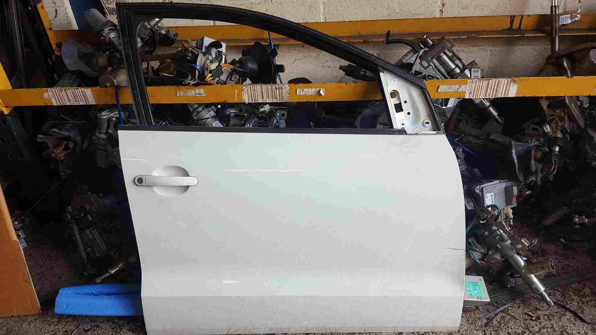 Volkswagen Polo 6R 2009-2014 Drivers OSF Front Door White Lb9a 5Door