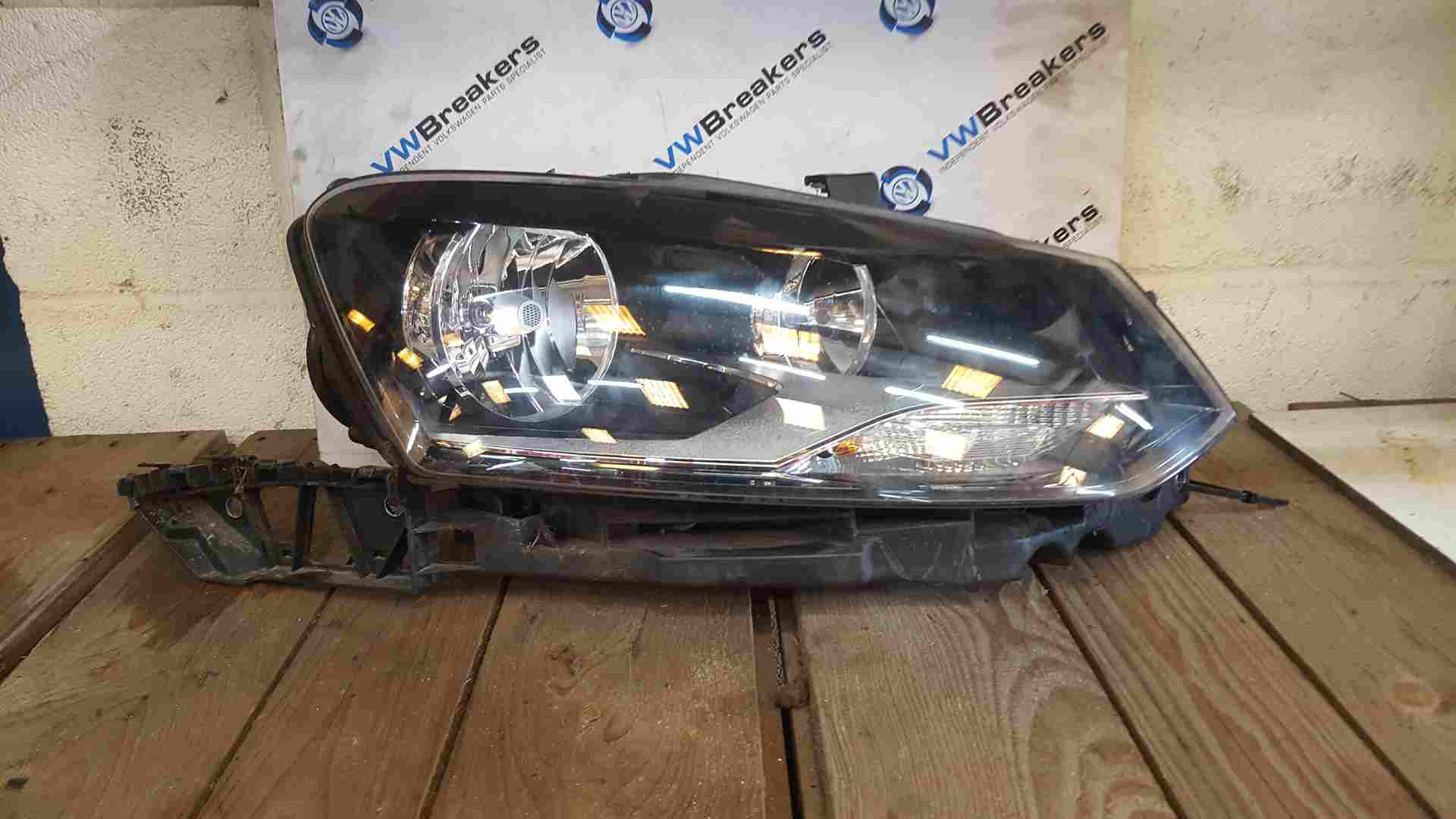 Volkswagen Polo 6R 2009-2014 Drivers OSF Front Headlight Broken Bracket 