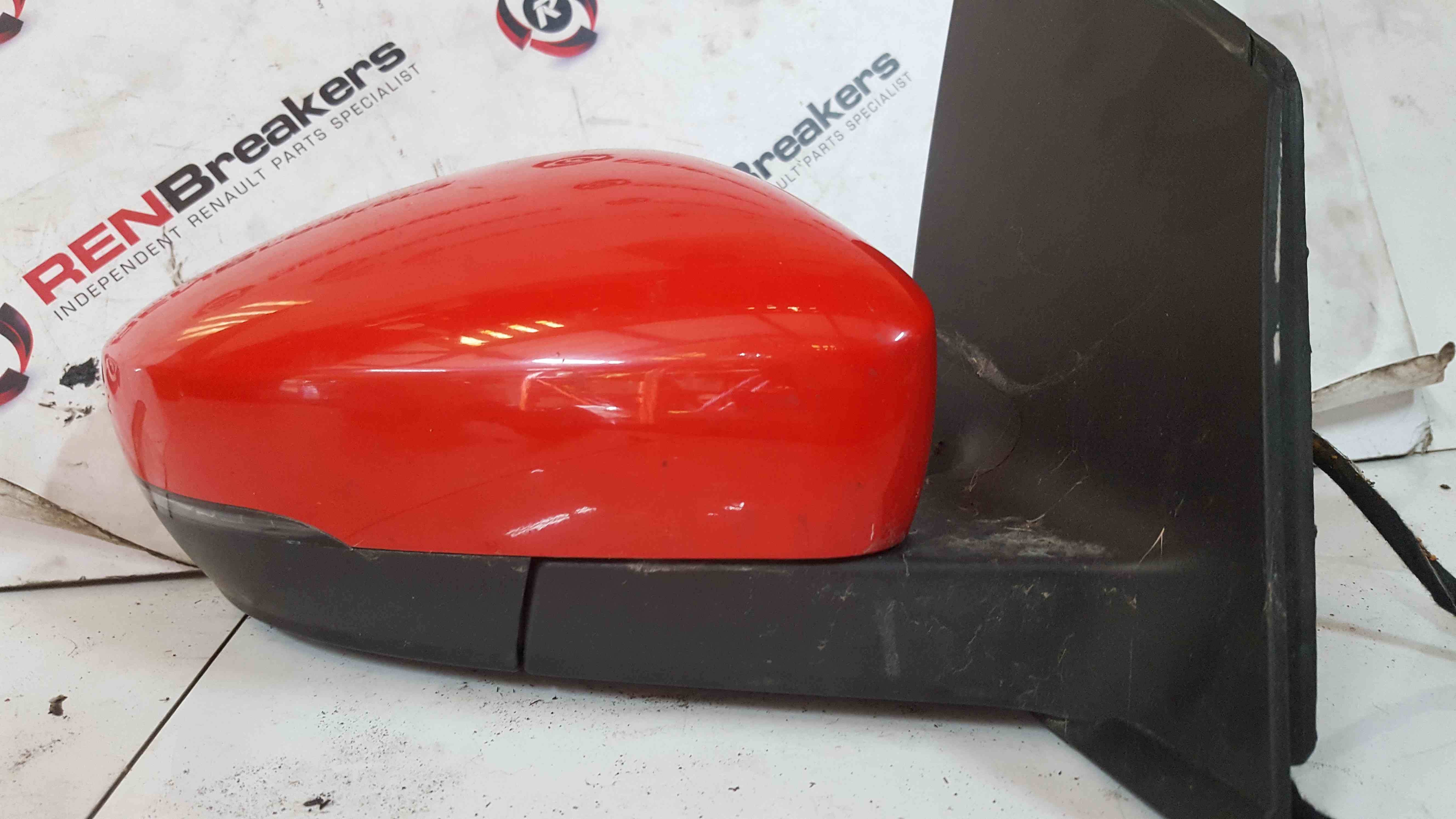 Volkswagen Polo 6R 2009-2014 Drivers Os Wing Mirror RED Lp3g 6R2857502AQ
