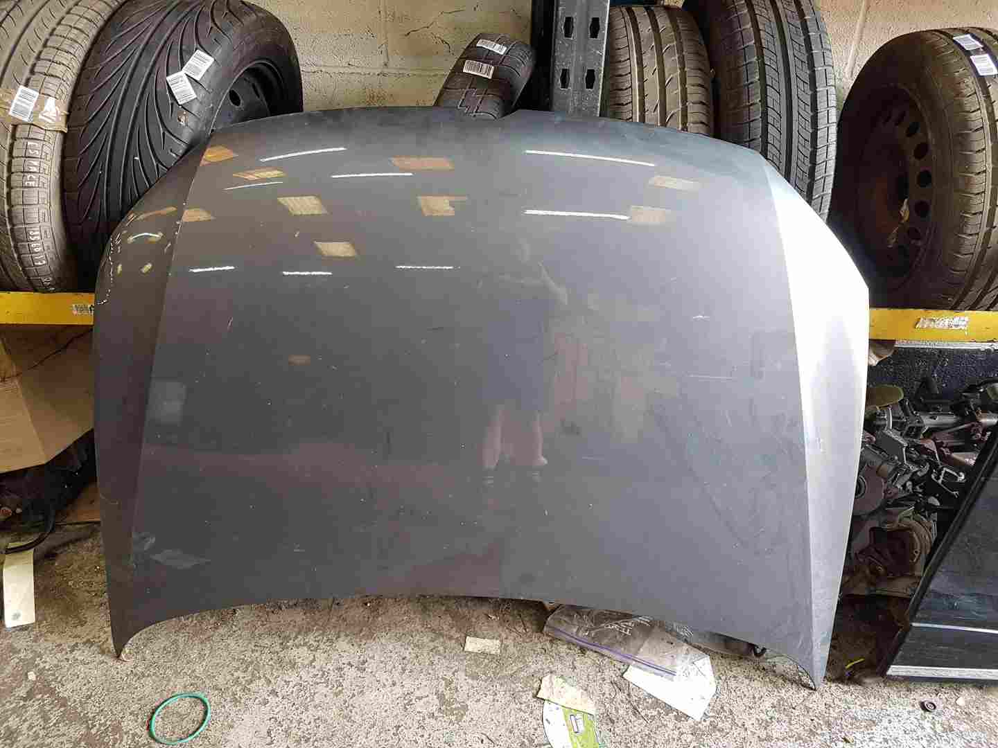 Volkswagen Polo 6R 2009-2014 Front Bonnet Grey Ld7r