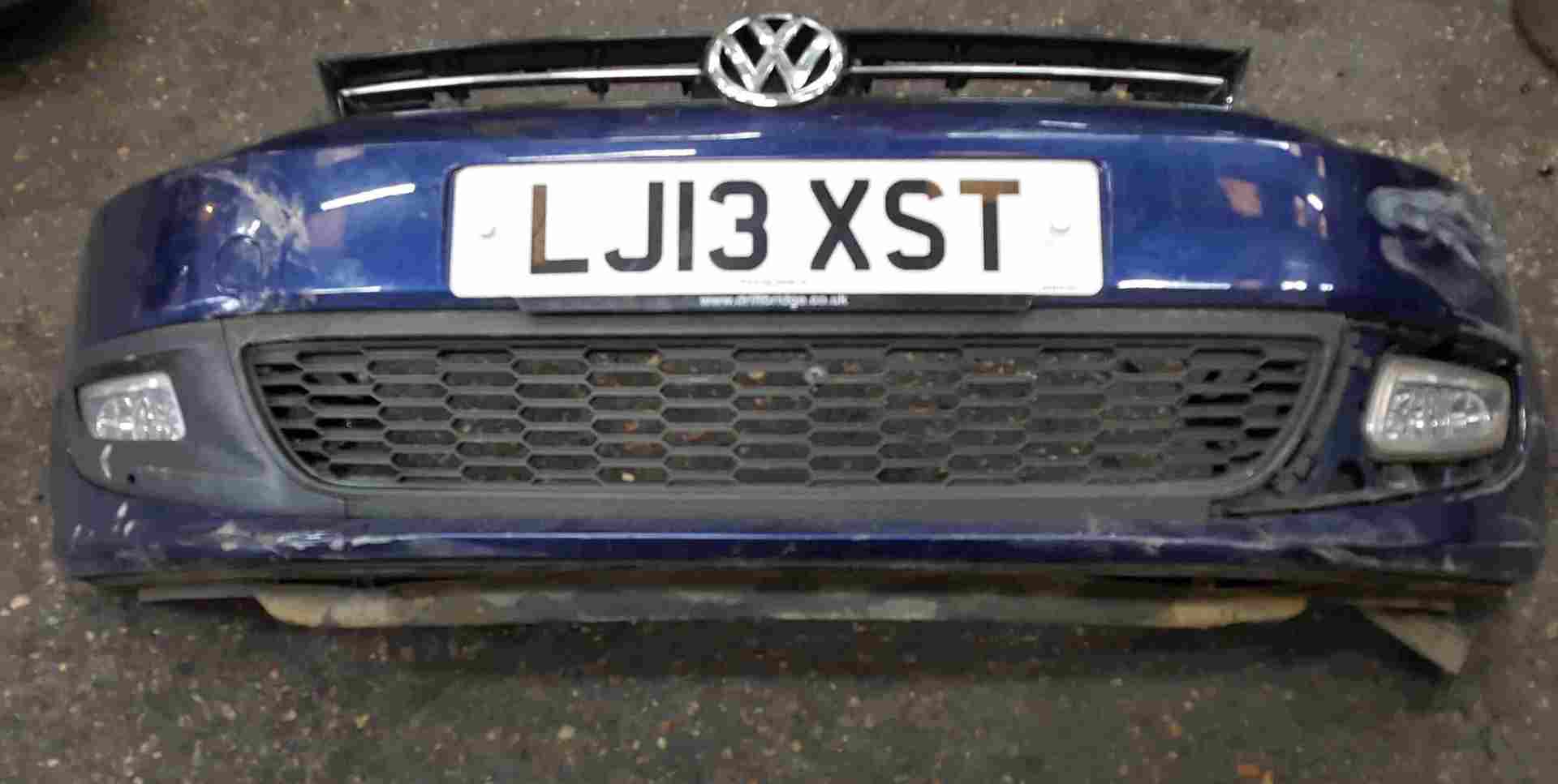 Volkswagen Polo 6R 2009-2014 Front Bumper Blue LD5Q