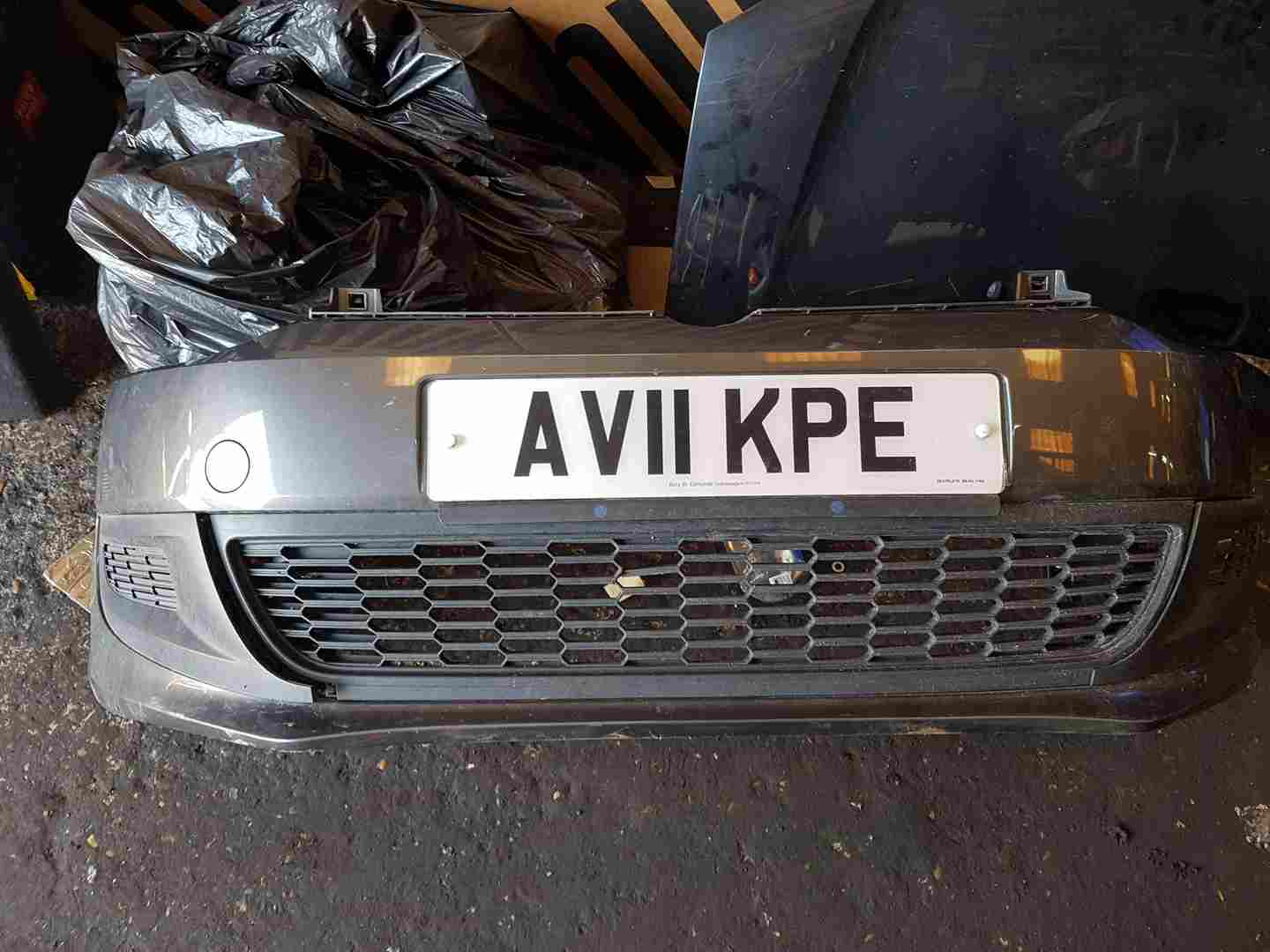 Volkswagen Polo 6R 2009-2014 Front Bumper Grey Ld7r