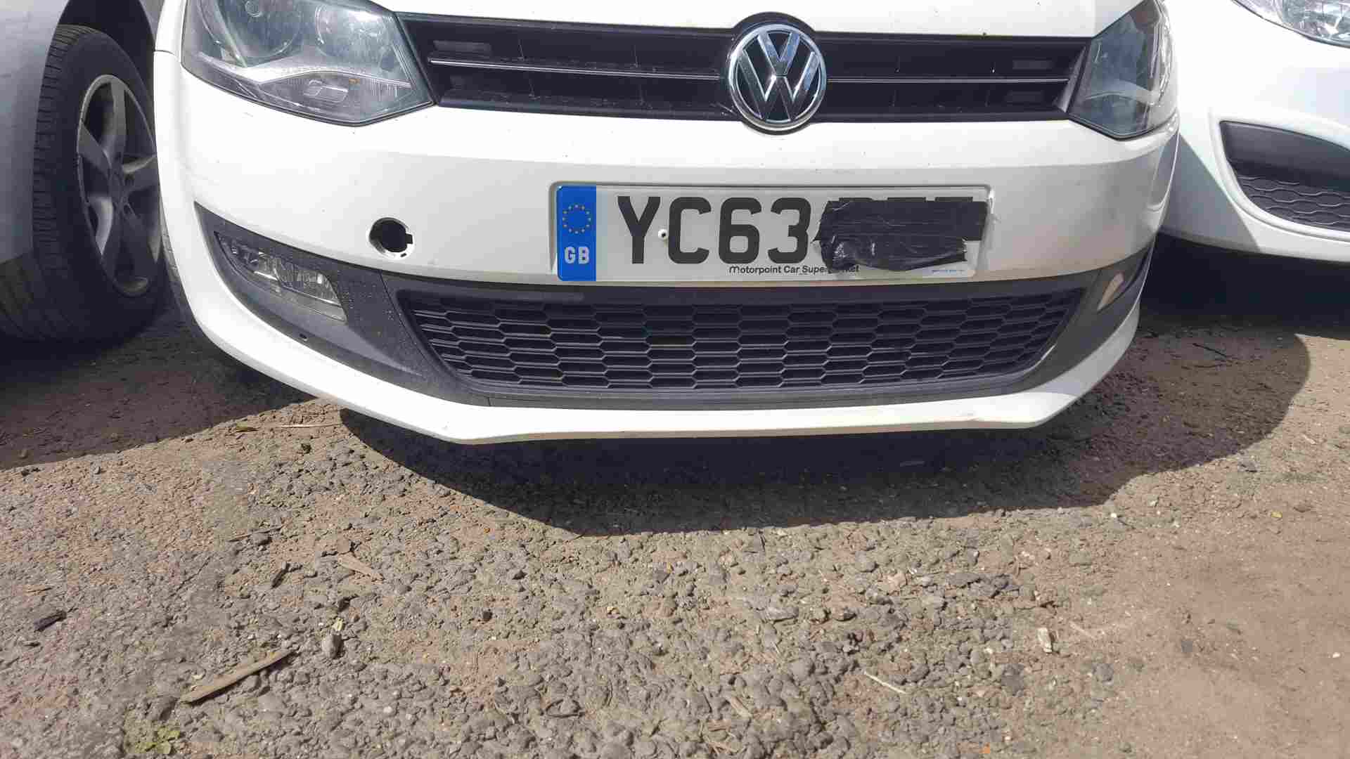 Volkswagen Polo 6R 2009-2014 Front Bumper White Lb9a + Lights