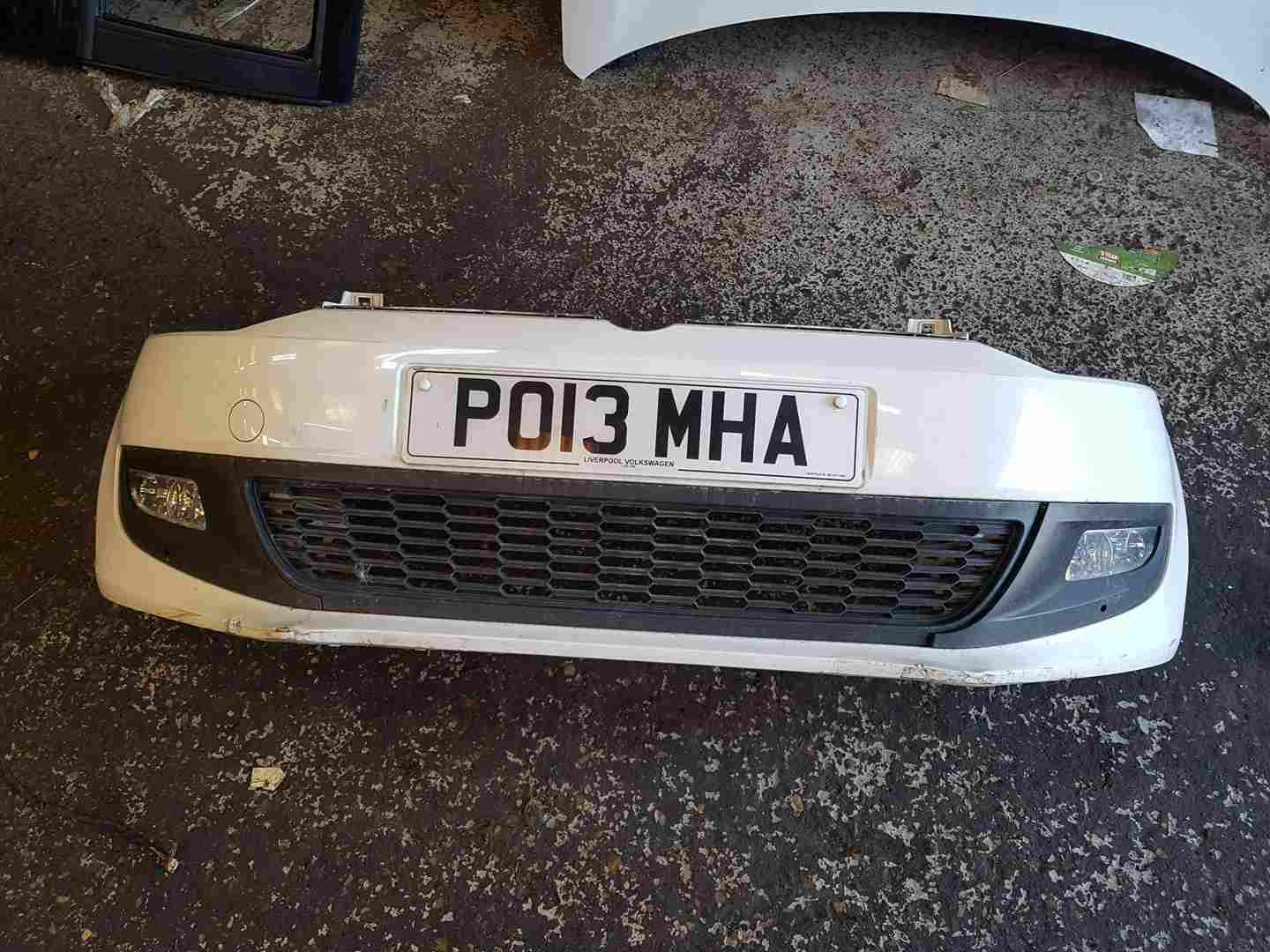 Volkswagen Polo 6R 2009-2014 Front Bumper White Lb9a