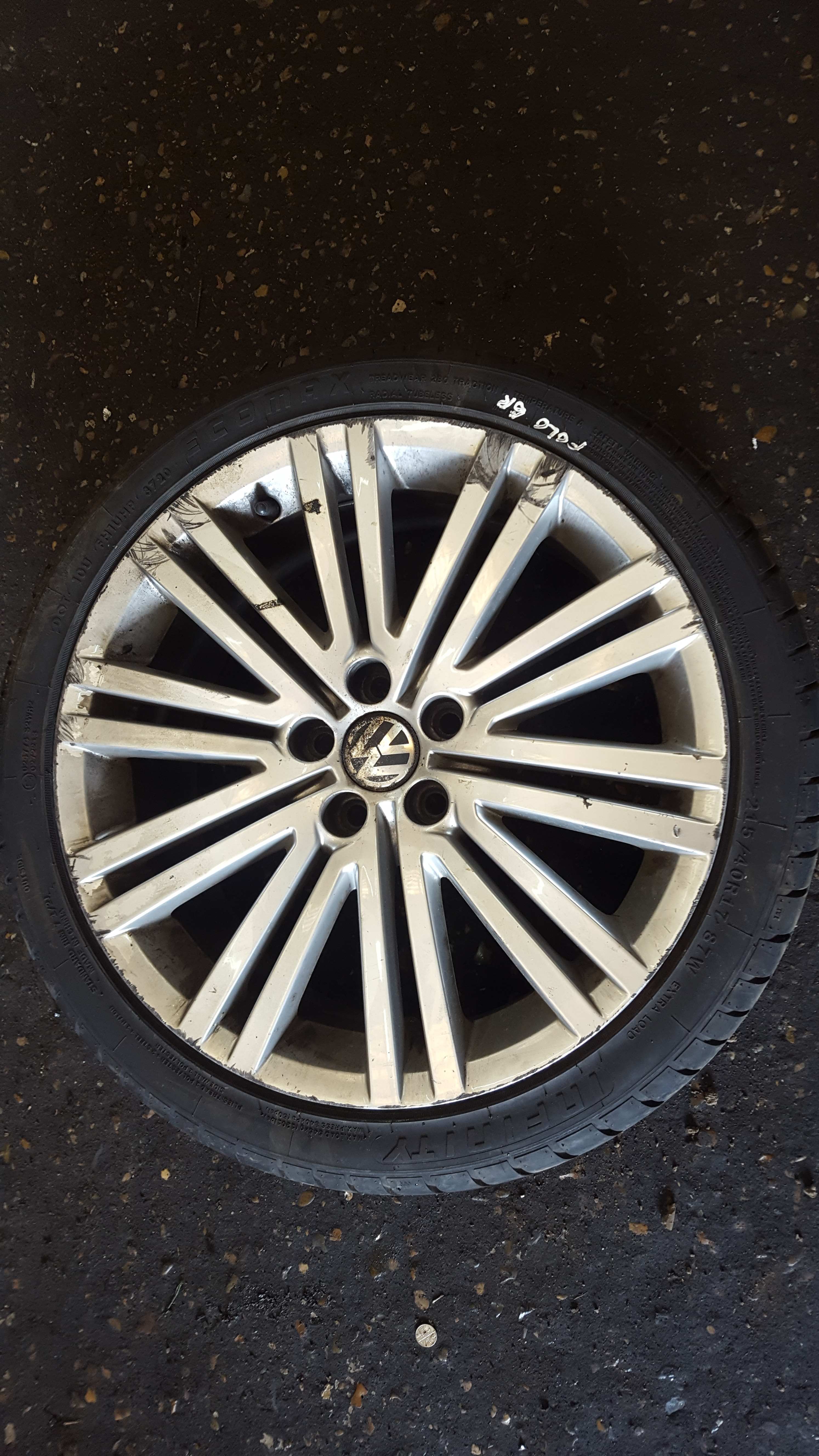 Volkswagen Polo 6R 2009-2014 GT Alloy Wheel 17Inch 6R0601025ad 45