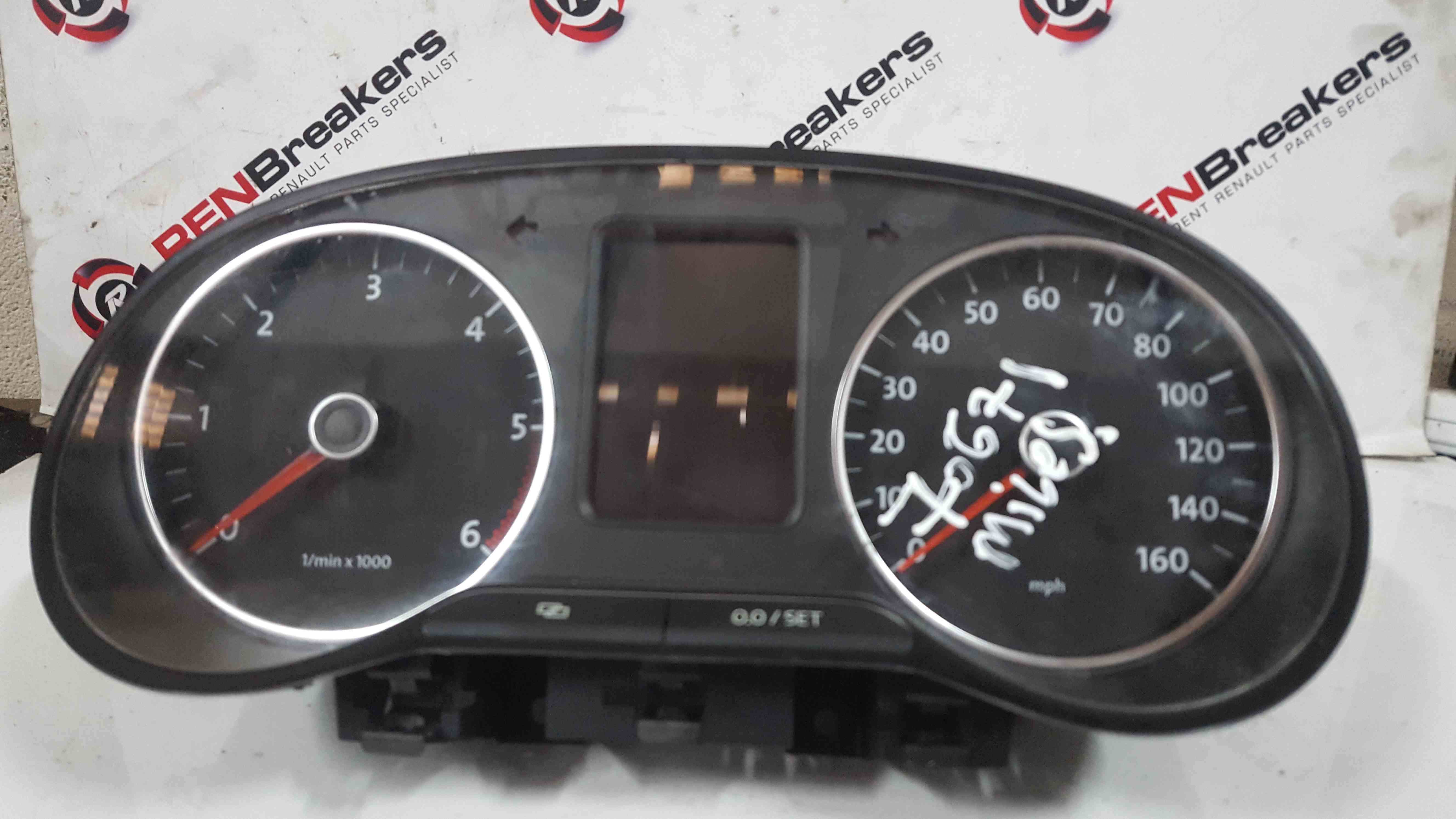 Volkswagen Polo 6R 2009-2014 Instrument Panel Dials Gauges Clocks 70K 6R0920961B