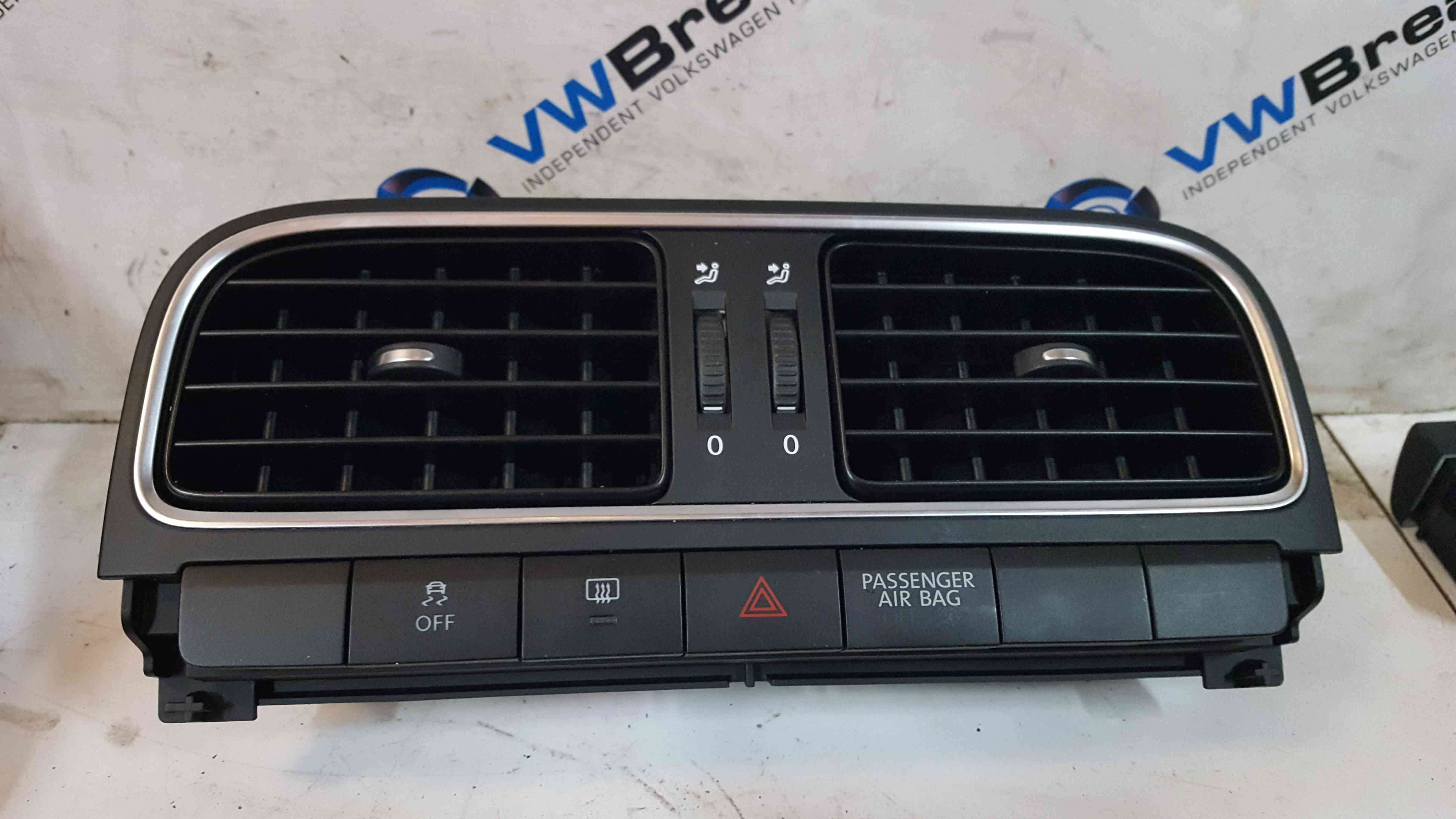 Volkswagen Polo 6R 2009-2014 Middle Heater Vents + Buttons 6R0819728r