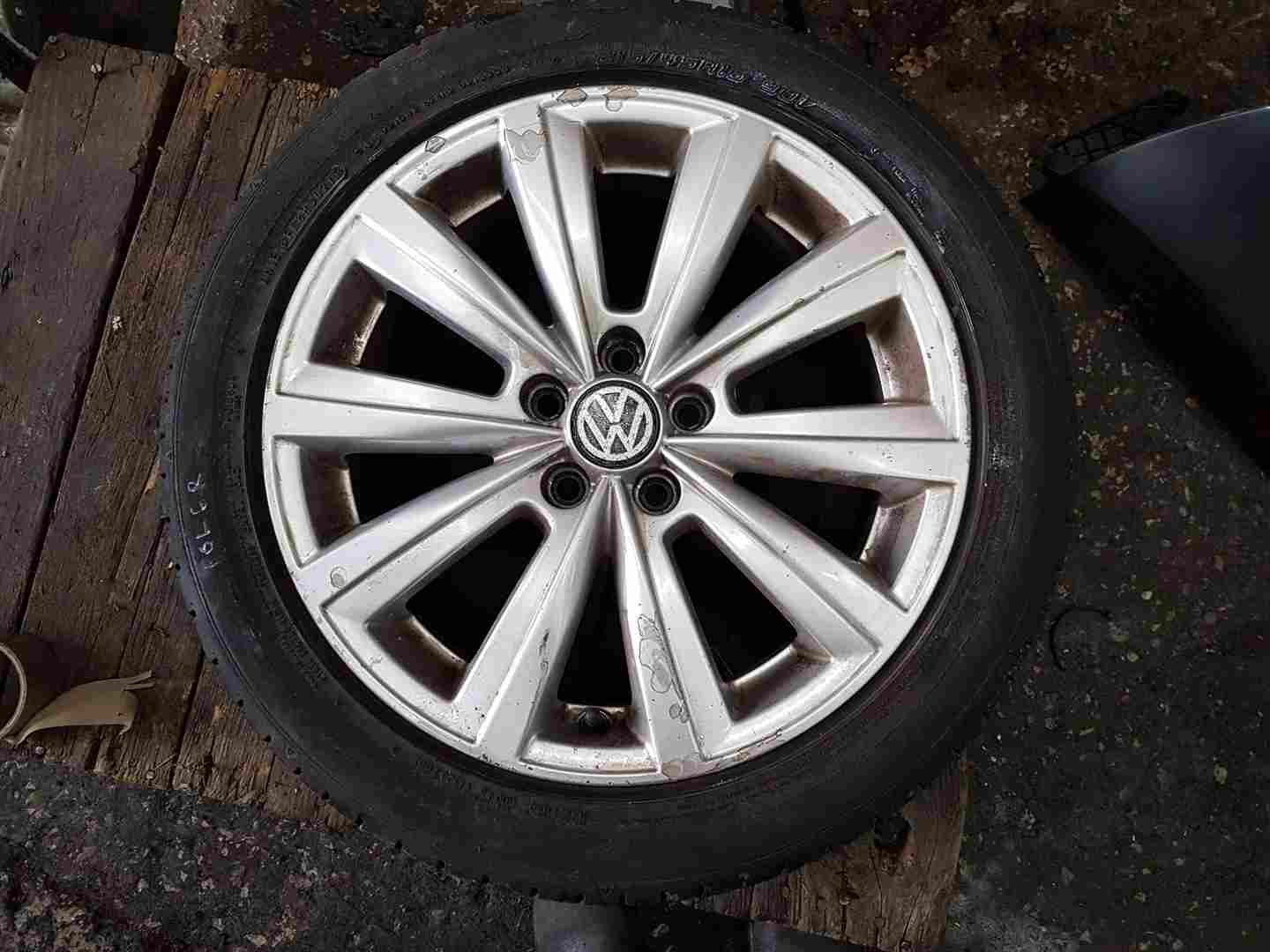 Volkswagen Polo 6R 2009-2014 Mistral Alloy Wheel 6R0601025 + tyre 215 45 16 3/5
