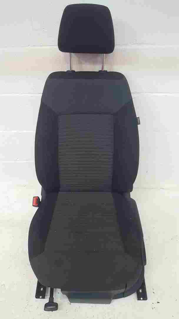 Volkswagen Polo 6R 2009-2014 Passenger Front NSF Seat Black Grey 5 Door