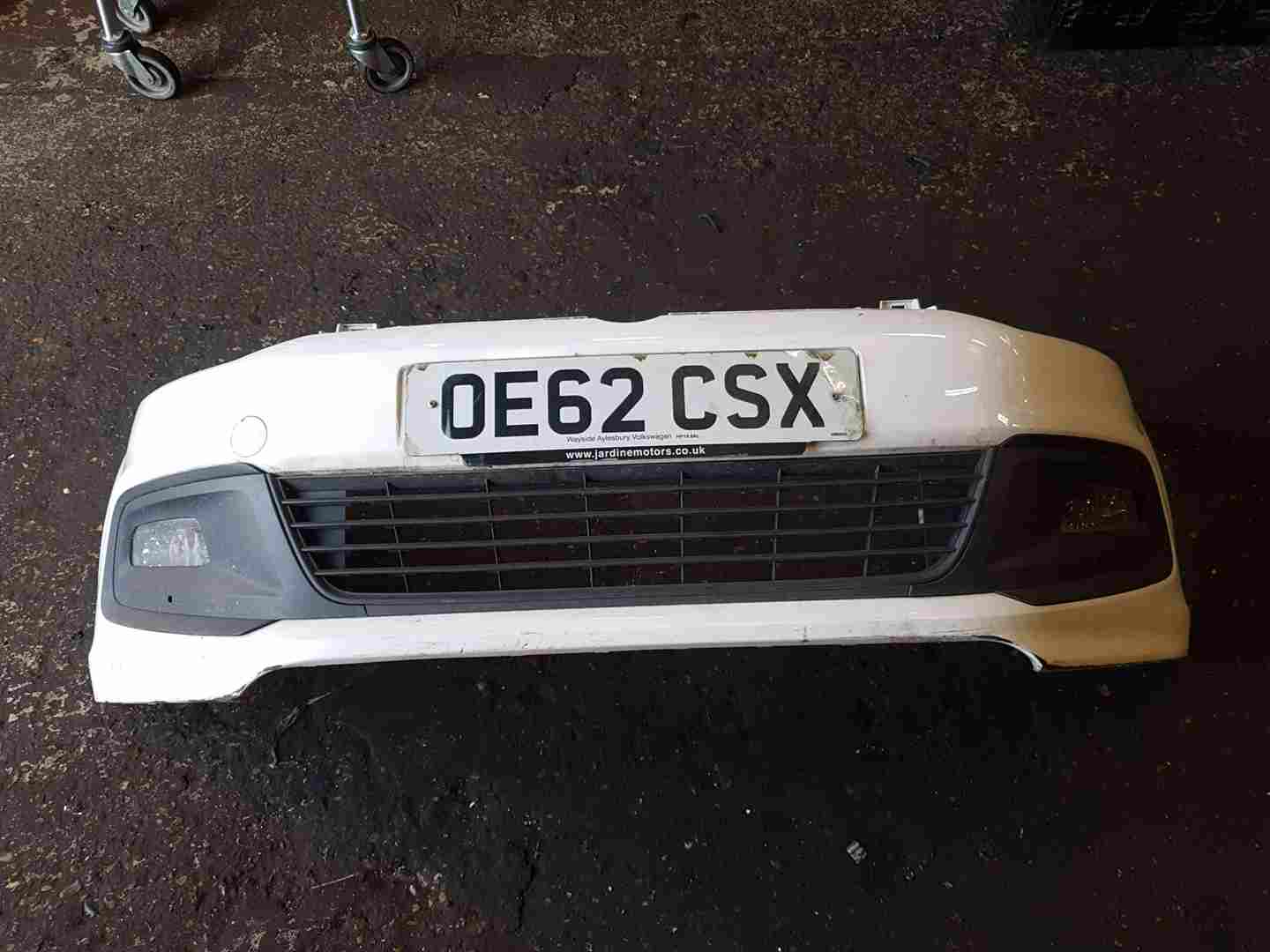 Volkswagen Polo 6R 2009-2014 R Line Front Bumper White Lb9a 