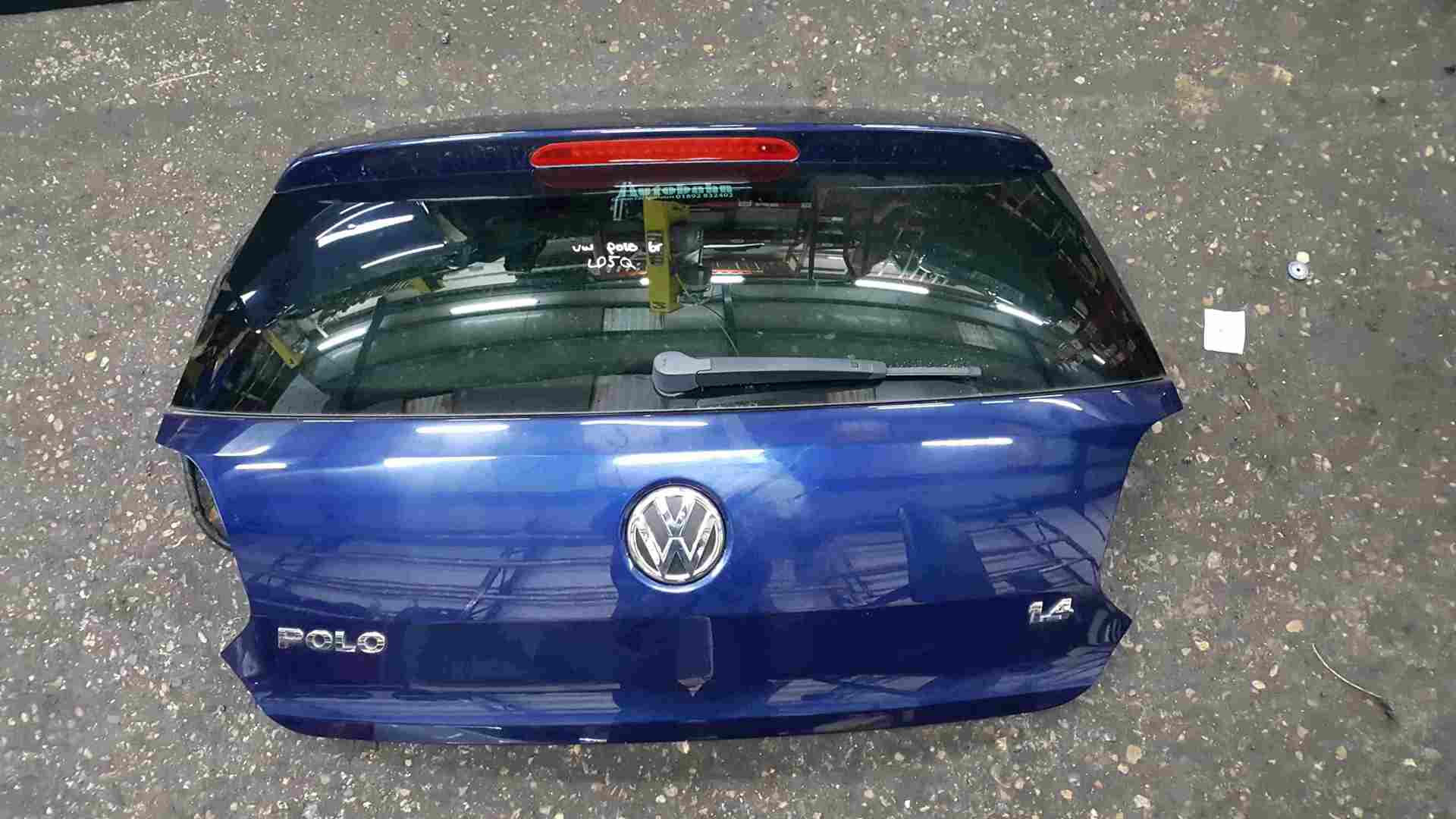 Volkswagen Polo 6R 2009-2014 Rear Boot Tailgate Blue LD5Q