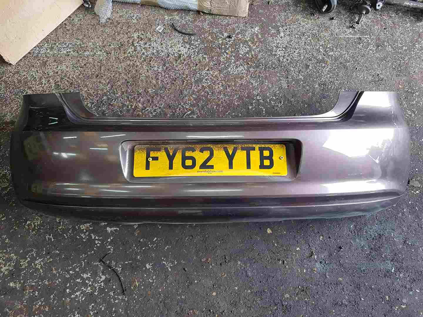 Volkswagen Polo 6R 2009-2014 Rear Bumper Brown Lh8z Java Metallic